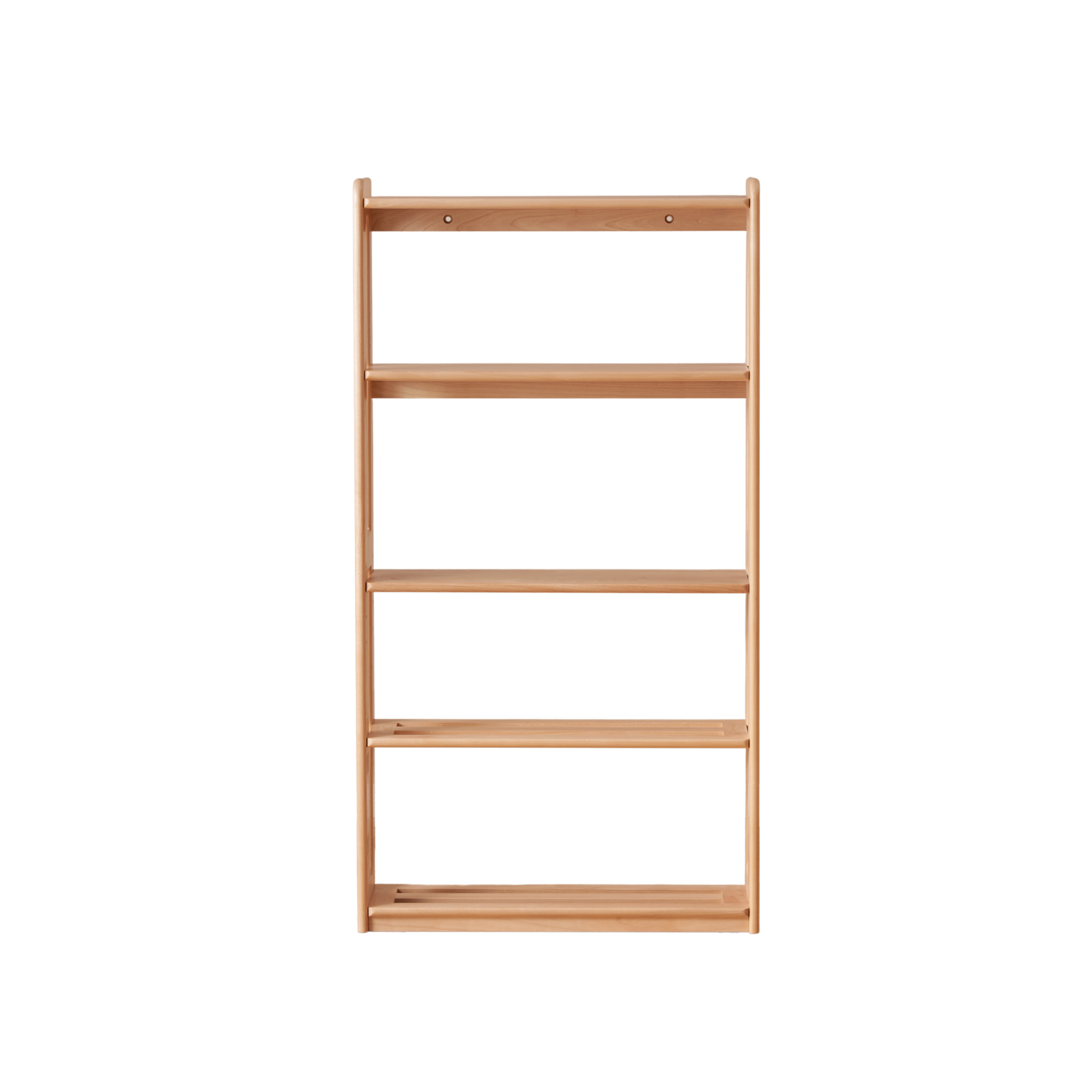 Solidwood Milo Kids 5-Tier Bookshelf, Premium Birch, W80cm
