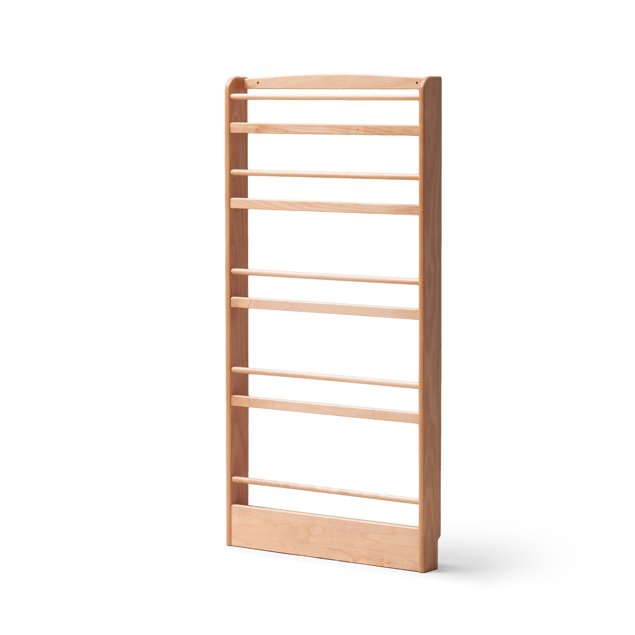 Solidwood Milo Kids 5-Tier Display Bookshelf, Premium Birch