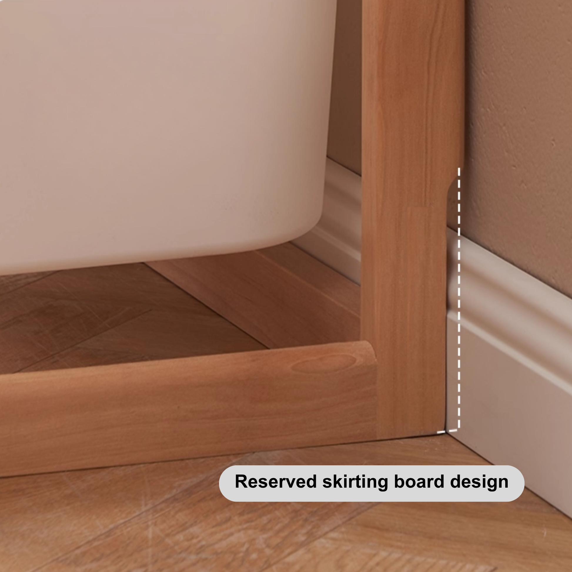 Solidwood Milo Kids Toy Storage Module with 2 Boxes, Premium Birch