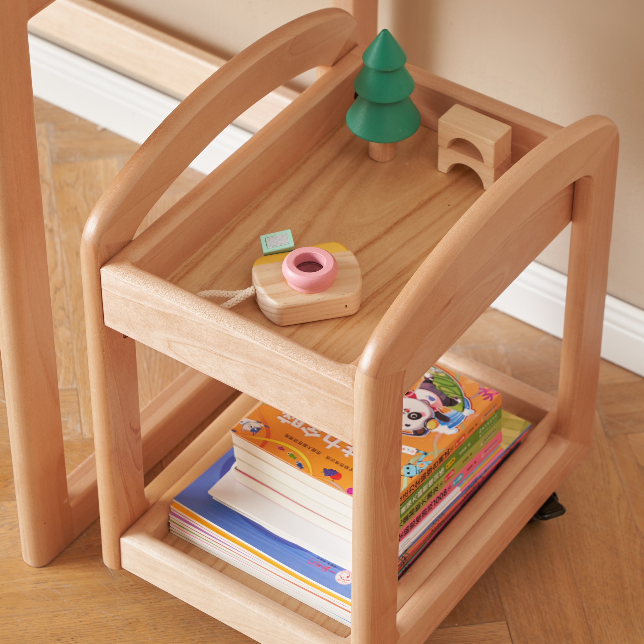 Solidwood Milo Side Table, Premium Birch