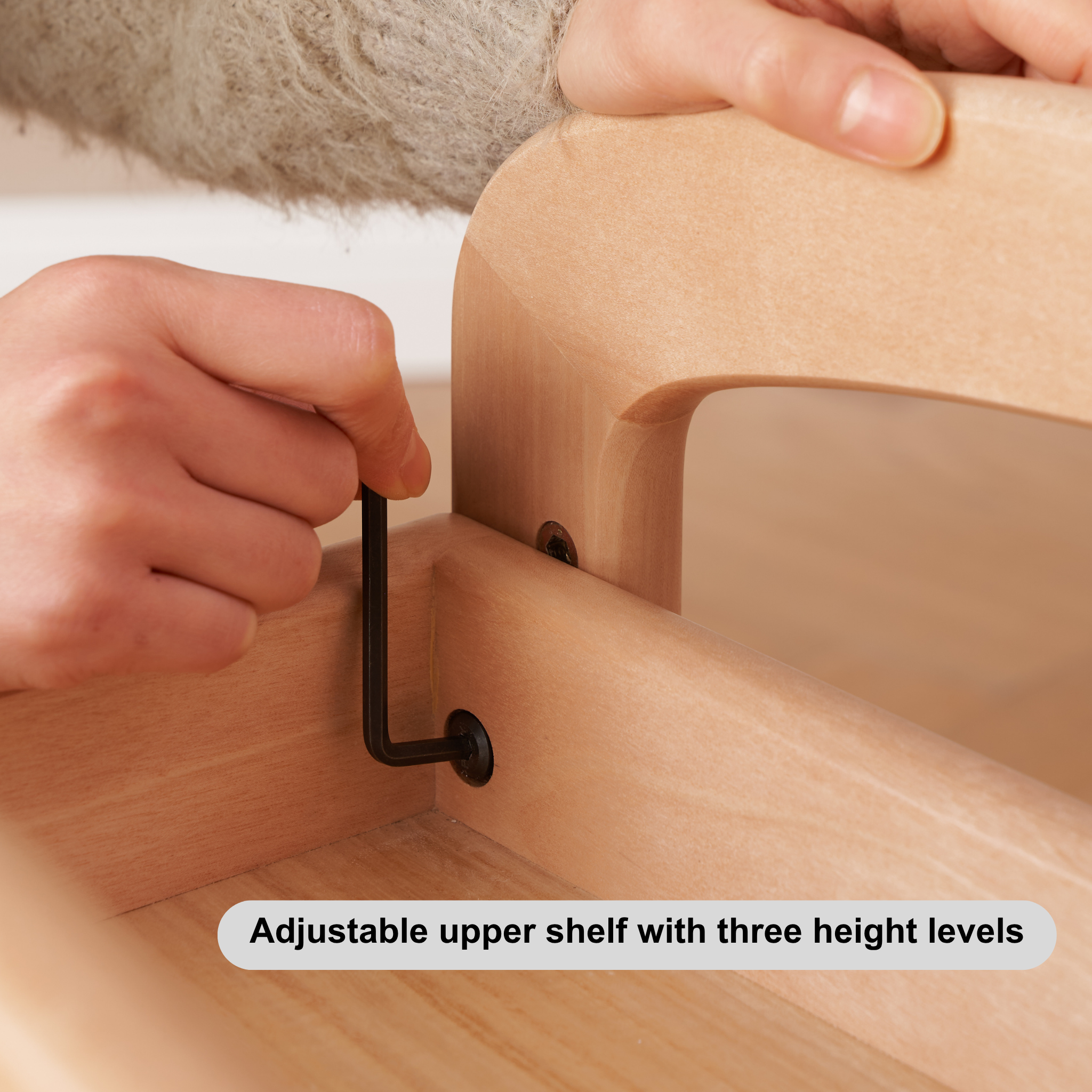 Solidwood Milo Side Table, Premium Birch