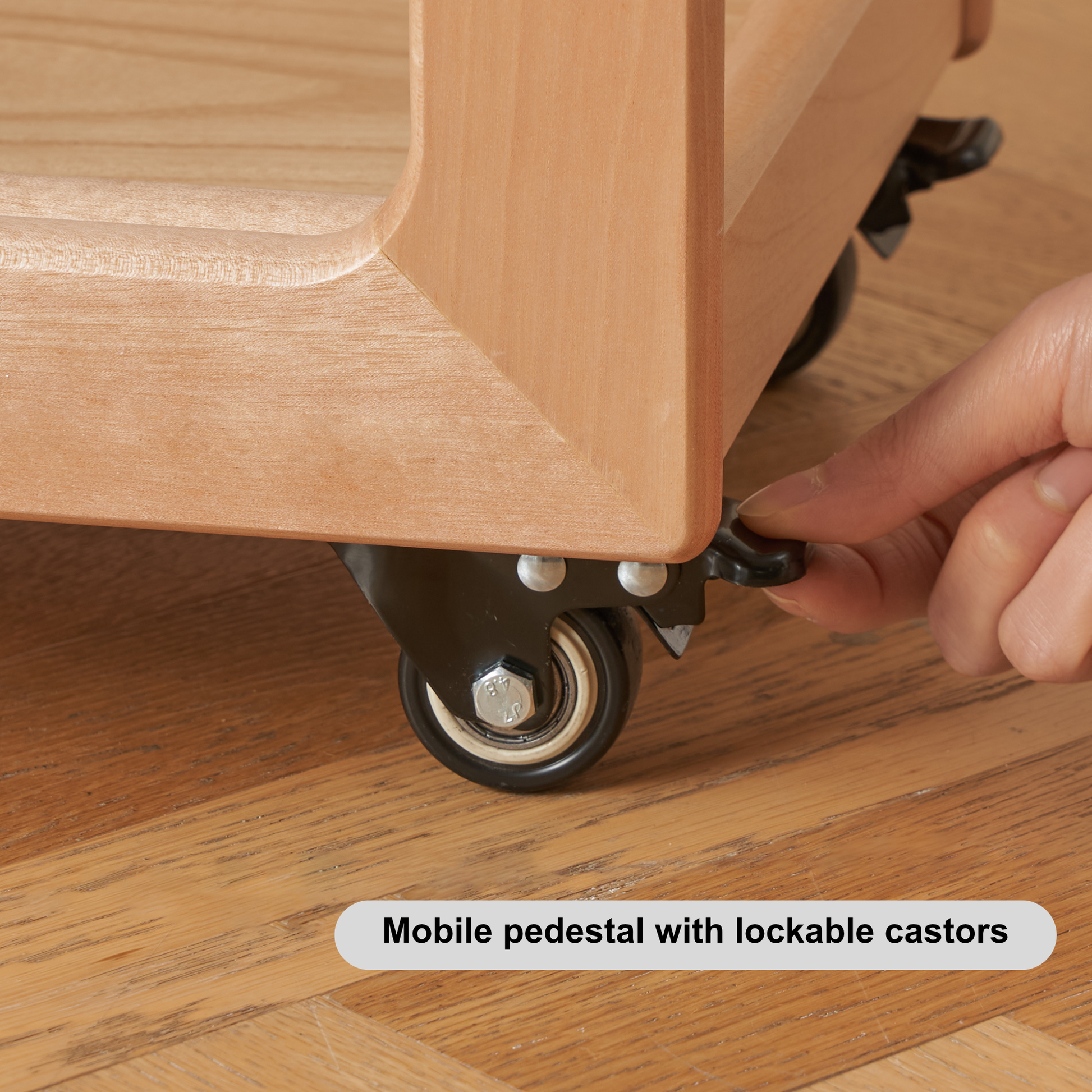 Solidwood Milo Side Table, Premium Birch