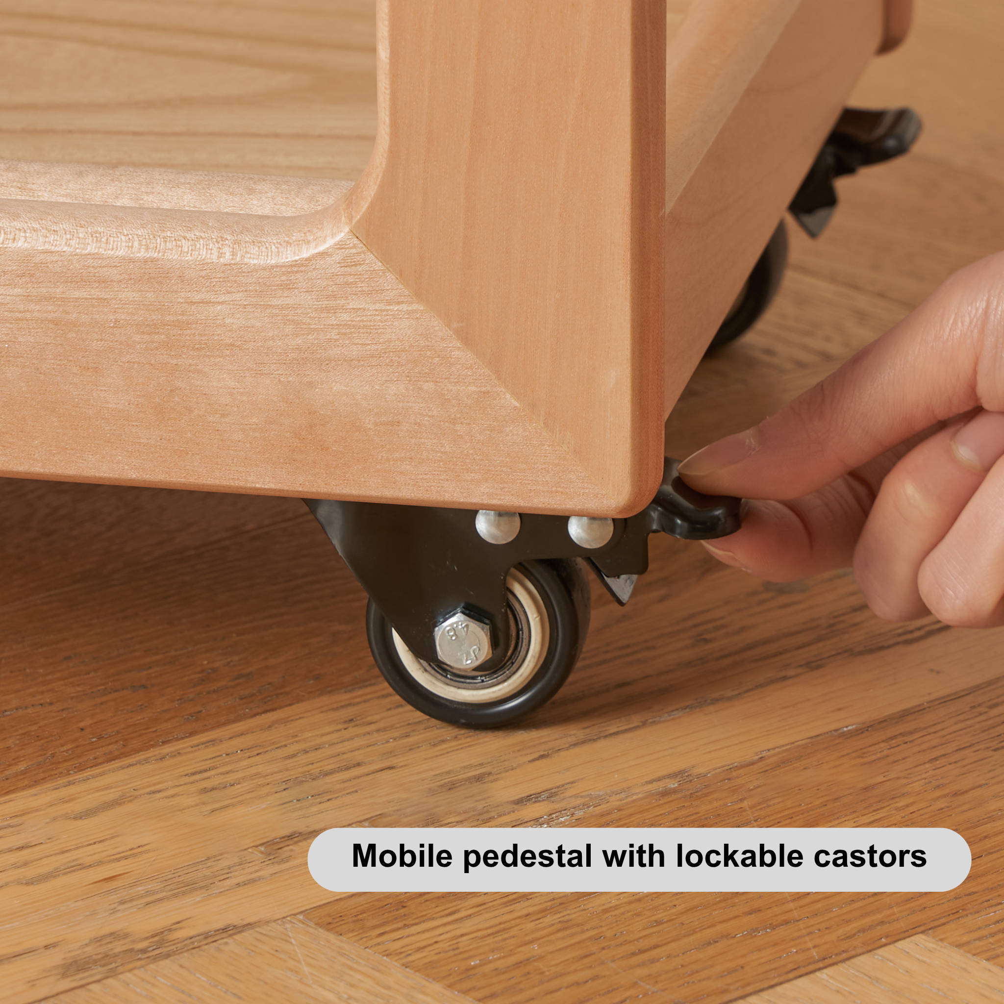 Solidwood Milo Side Table, Premium Birch