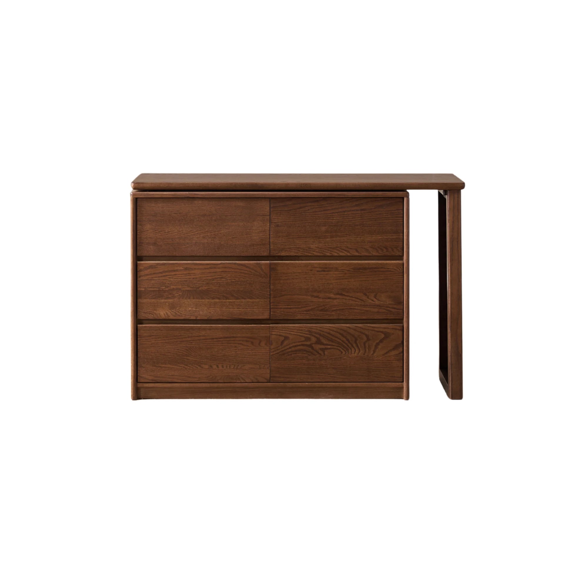 Solidwood Radiant Extendable Dressing Table, Walnut Oak