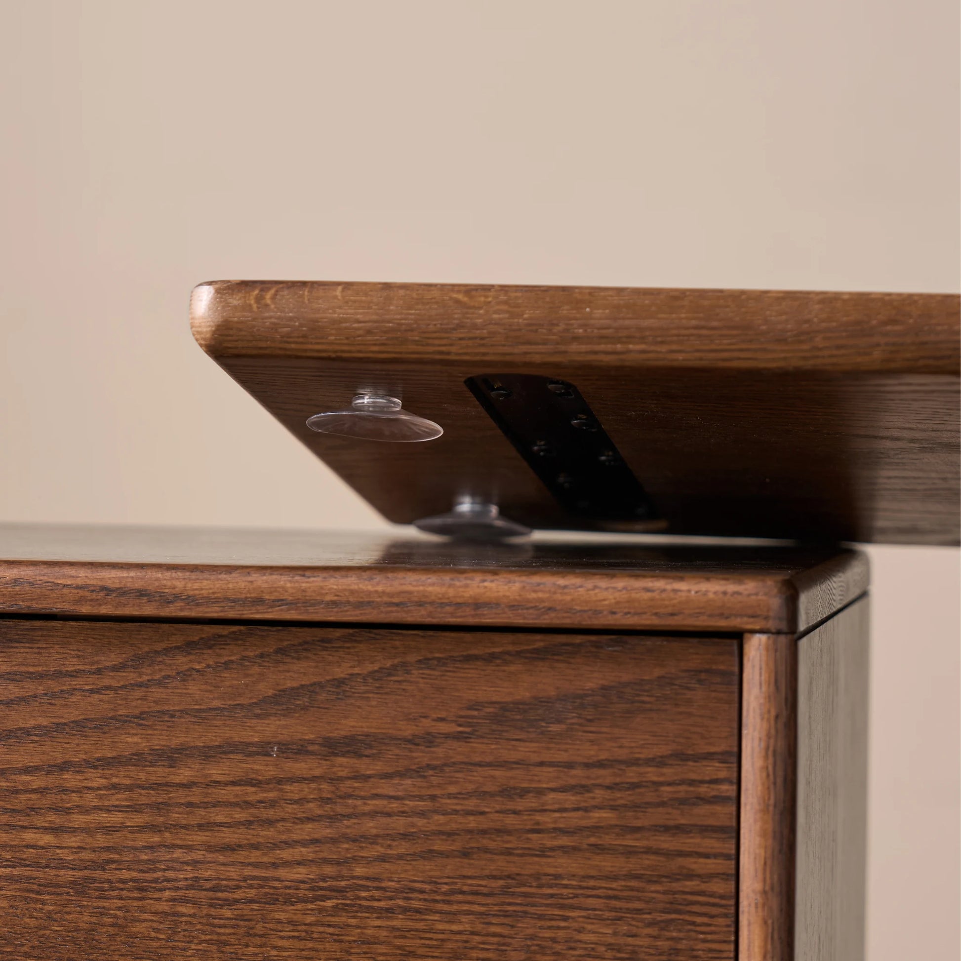 Solidwood Radiant Extendable Dressing Table, Walnut Oak