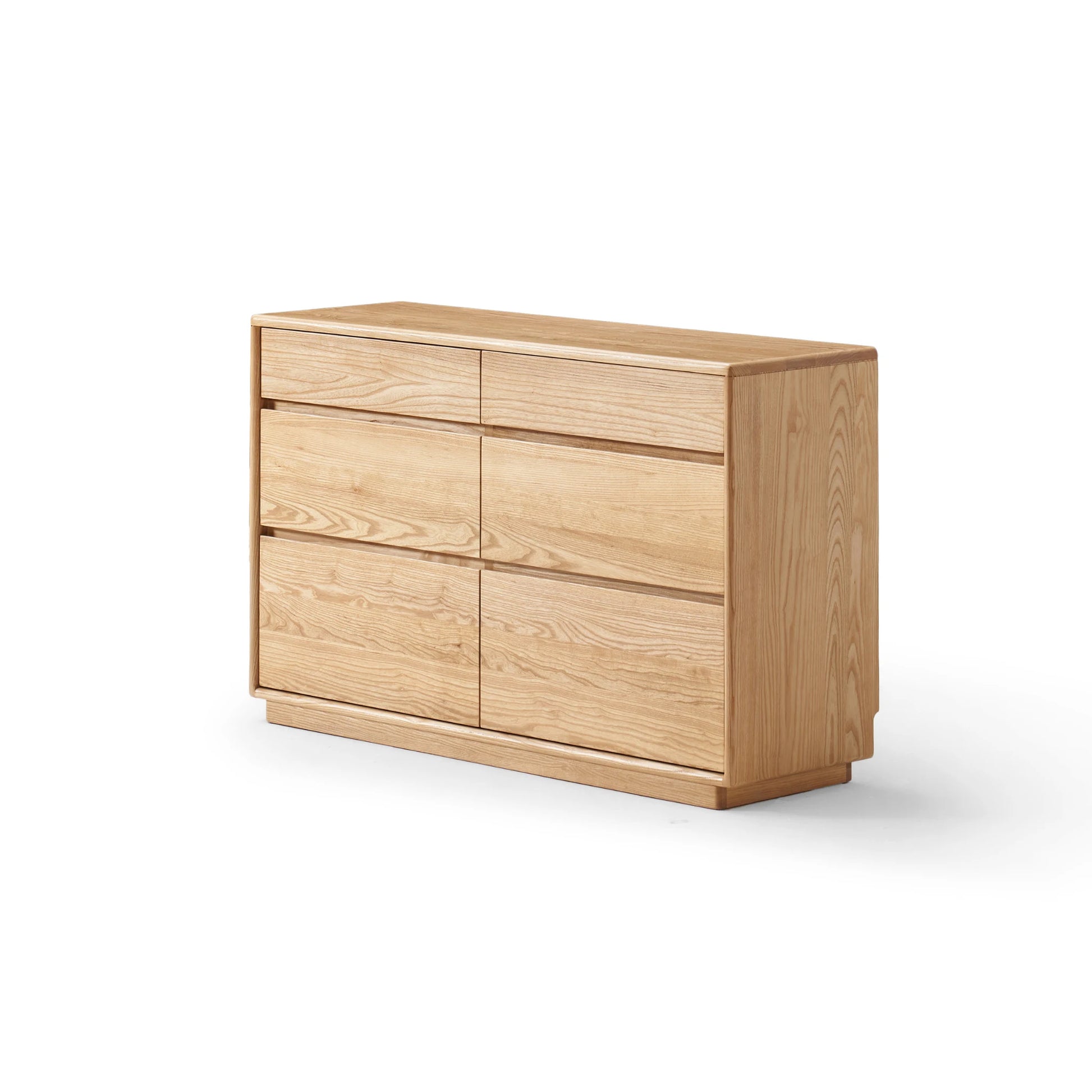 Solidwood Radiant Chest of 6 Drawers, Ash