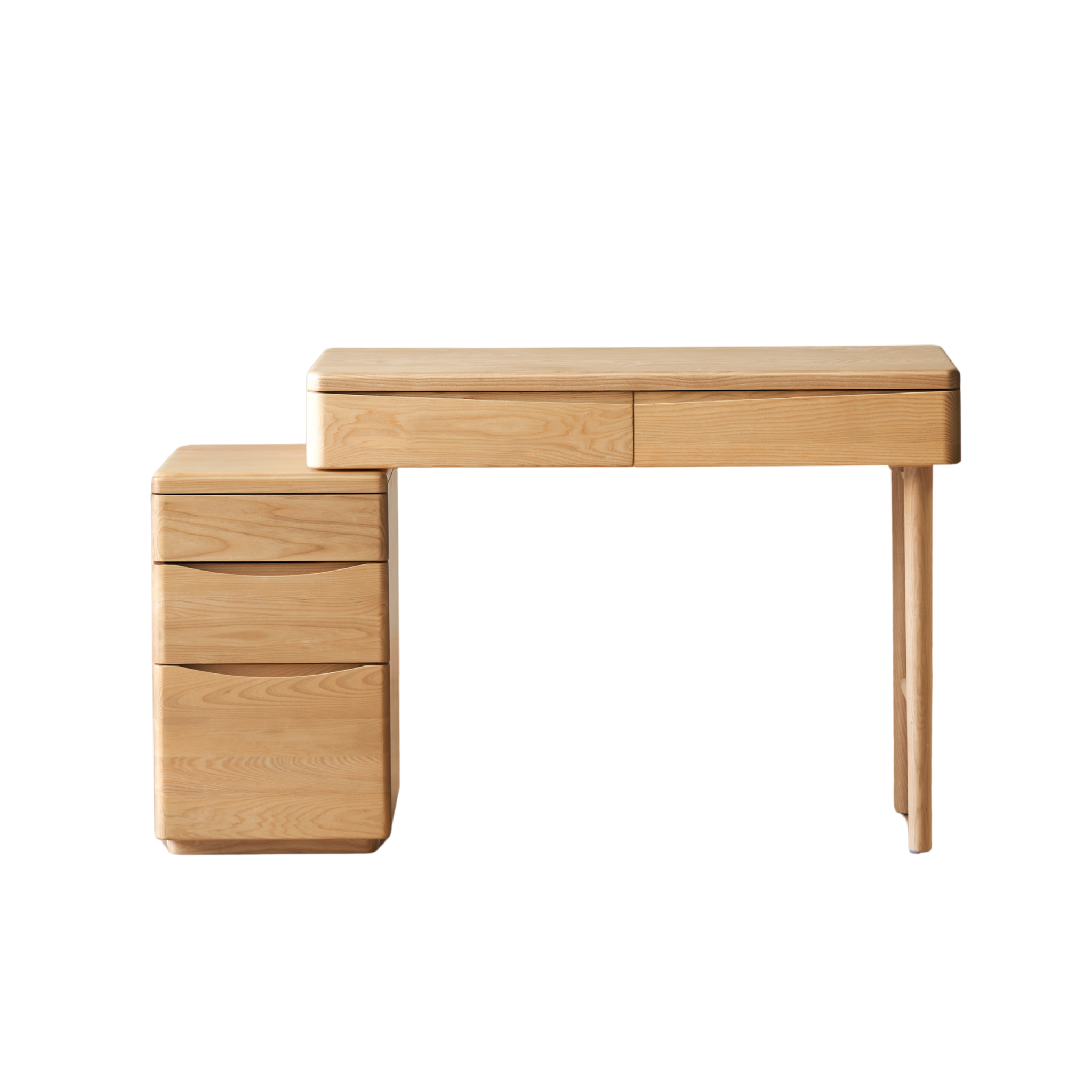 Solidwood Radiant Extendable Dressing Table, Ash, 125cm