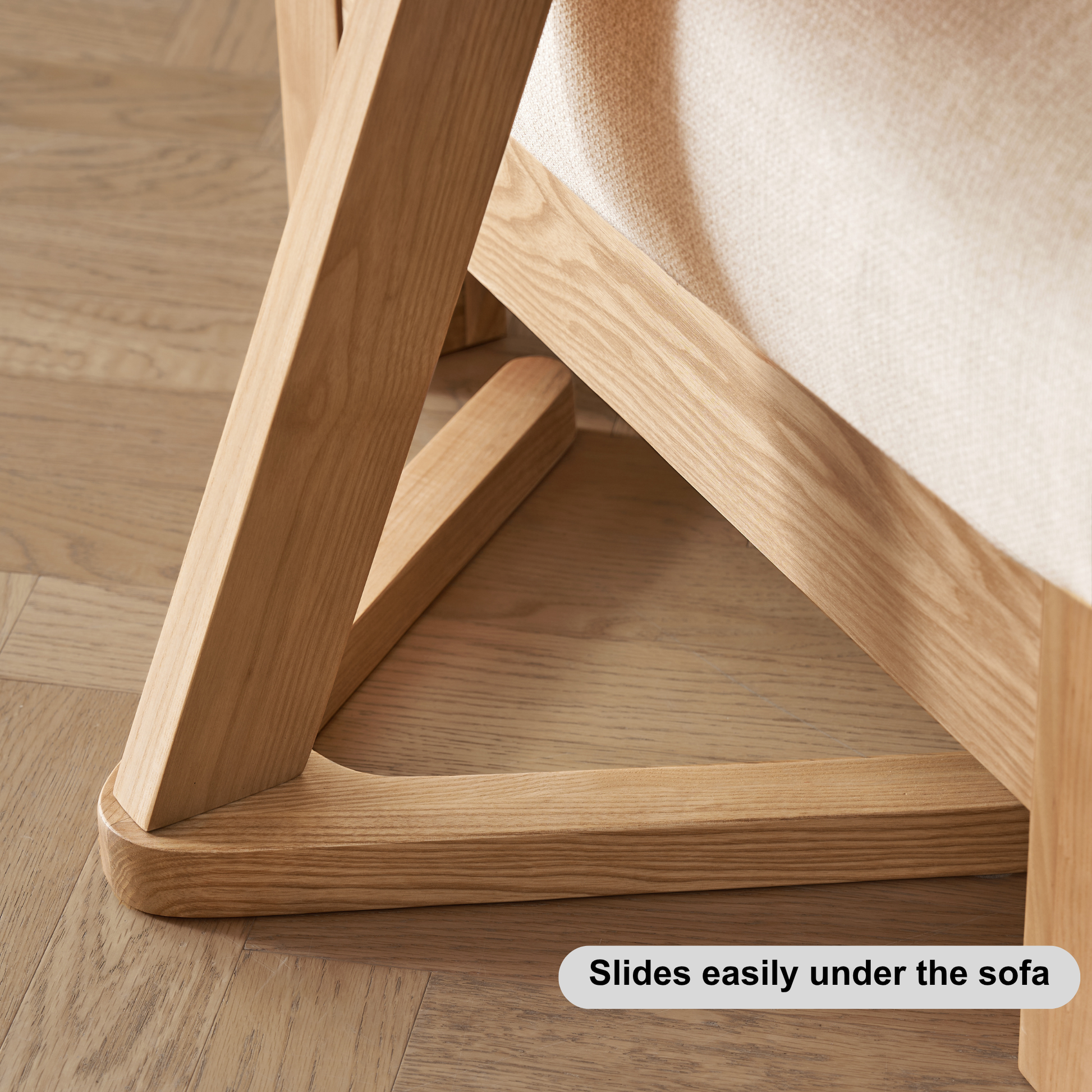 Solidwood Radiant Side Table, Ash