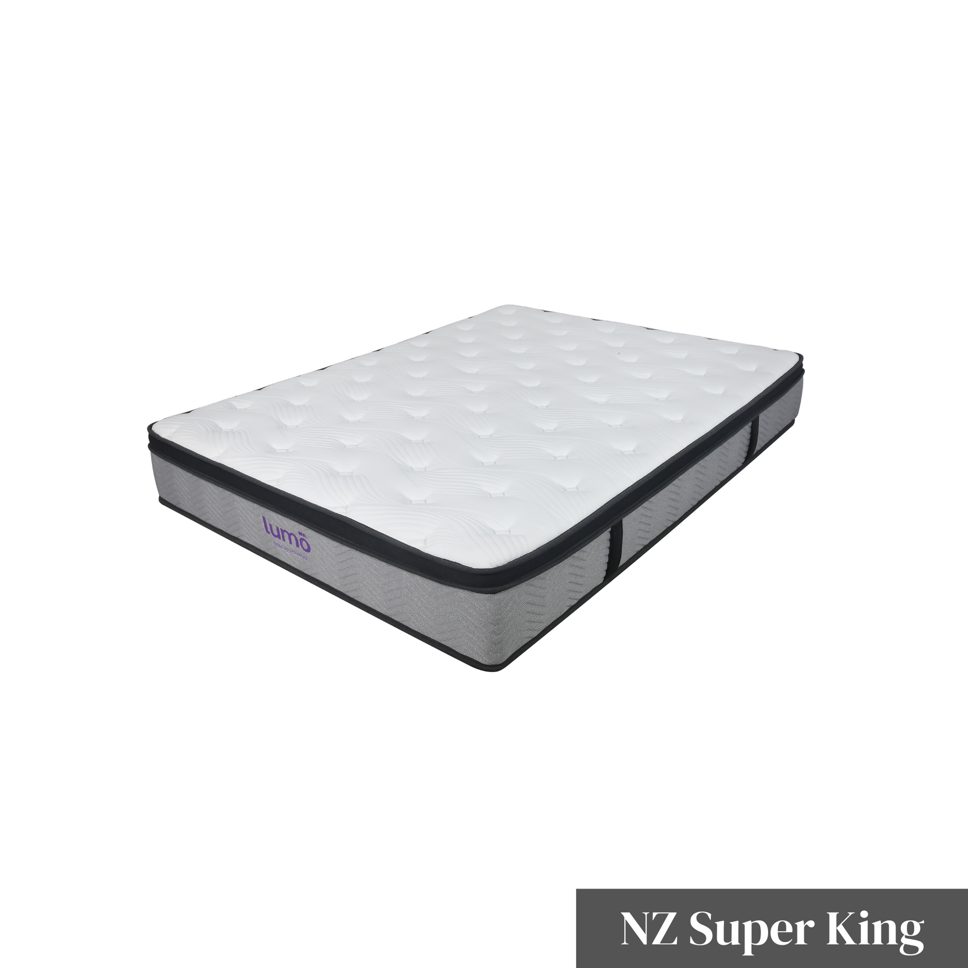 Lumo Breeze Hybrid Mattress - Medium, White