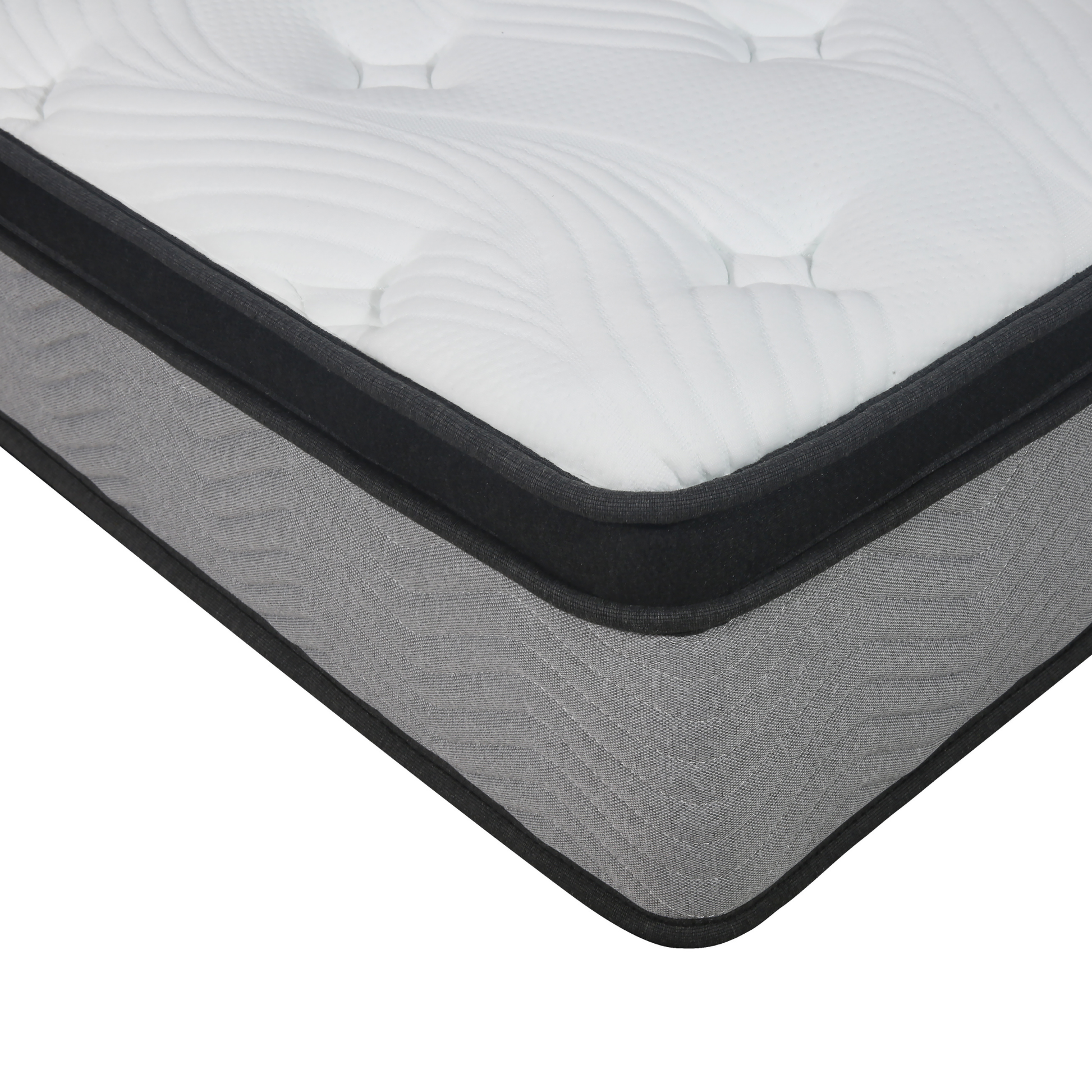 Lumo Breeze Hybrid Mattress - Medium, White
