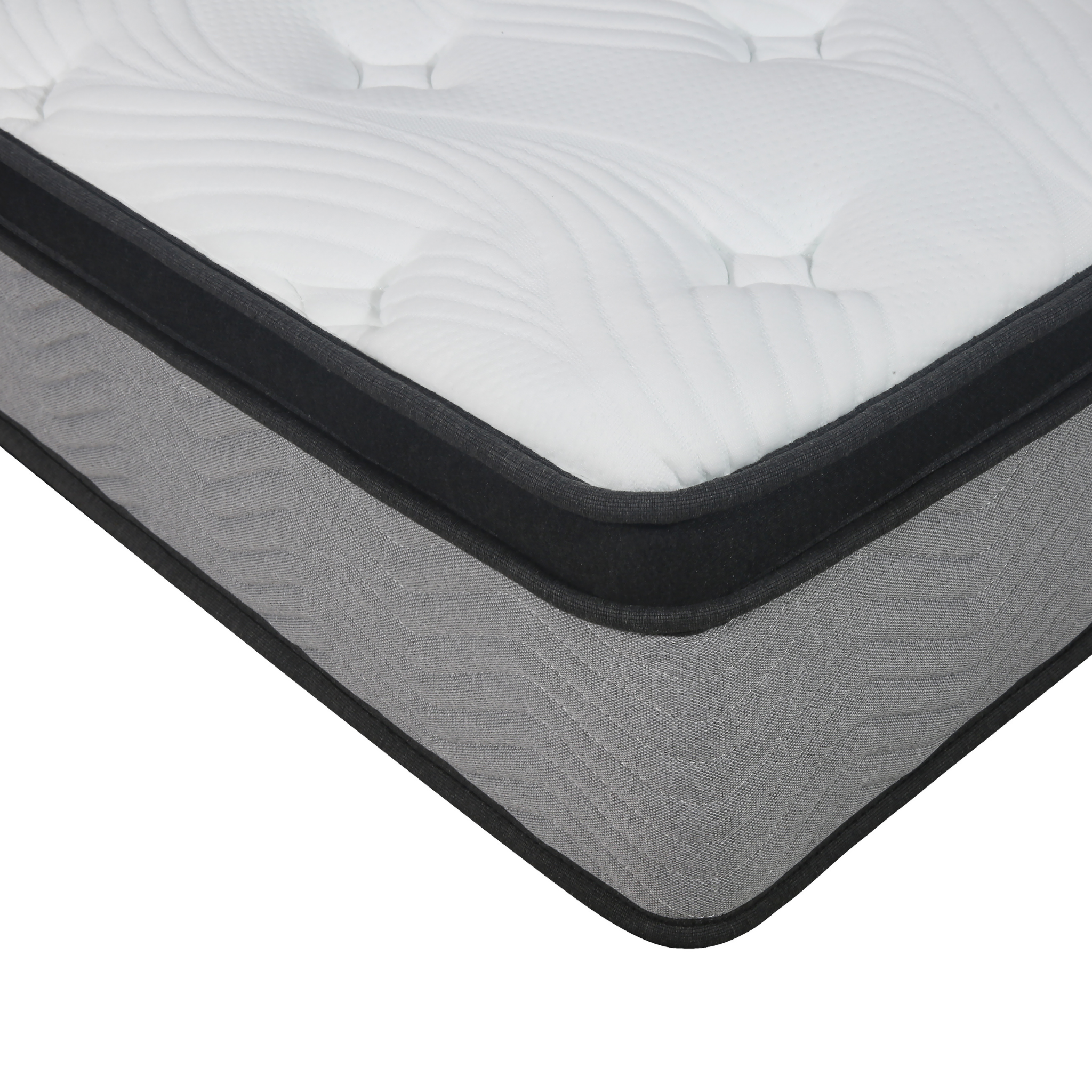 Lumo Breeze Hybrid Mattress - Medium, White