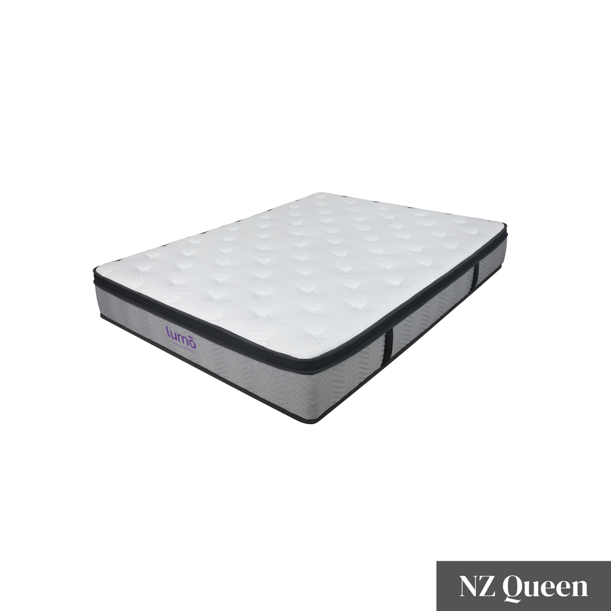 Lumo Breeze Hybrid Mattress - Medium, White