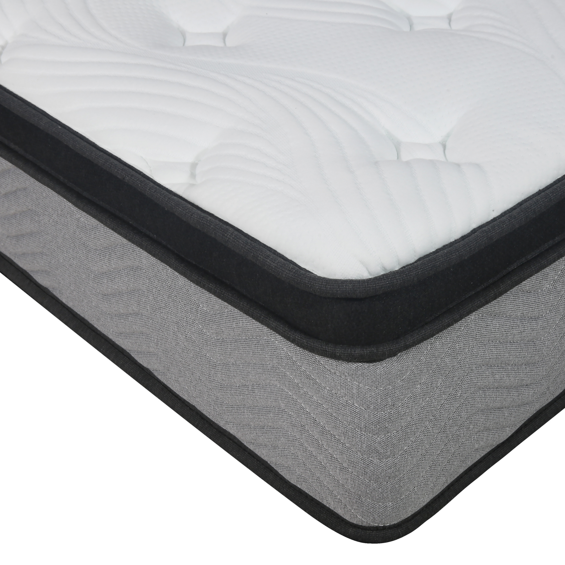 Lumo Breeze Hybrid Mattress - Medium, White