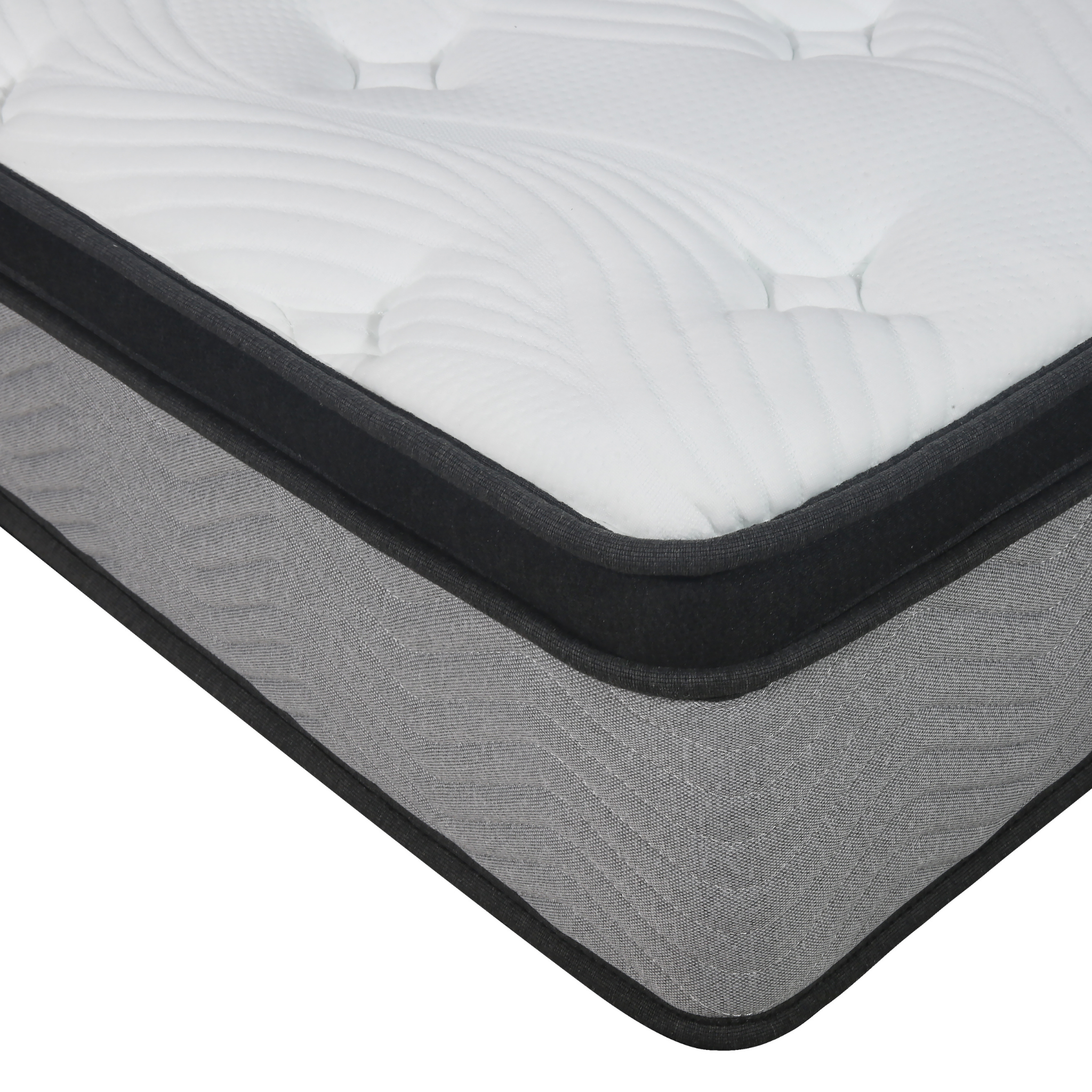 Lumo Breeze Hybrid Mattress - Medium, White