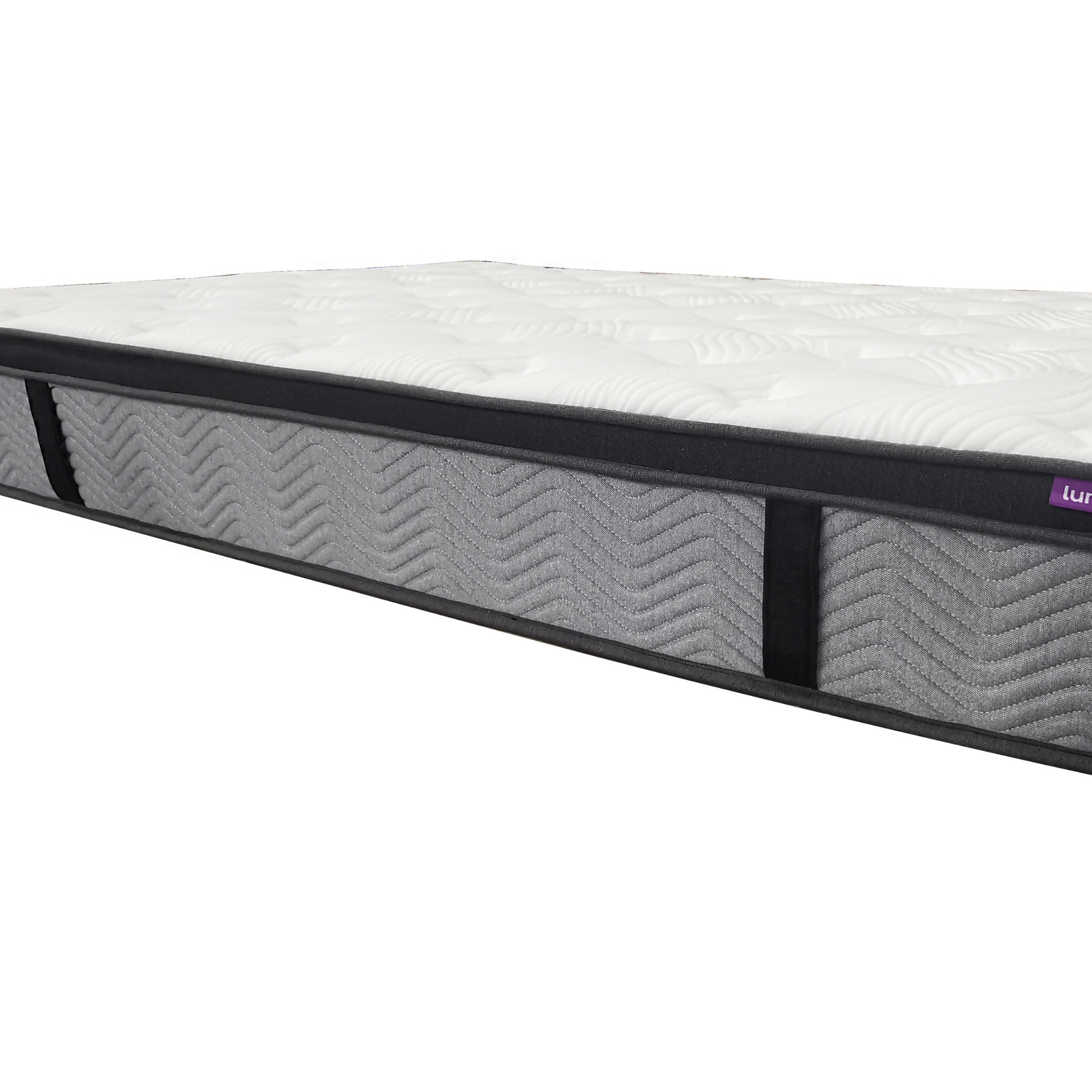 Lumo Breeze Hybrid Mattress - Medium, White