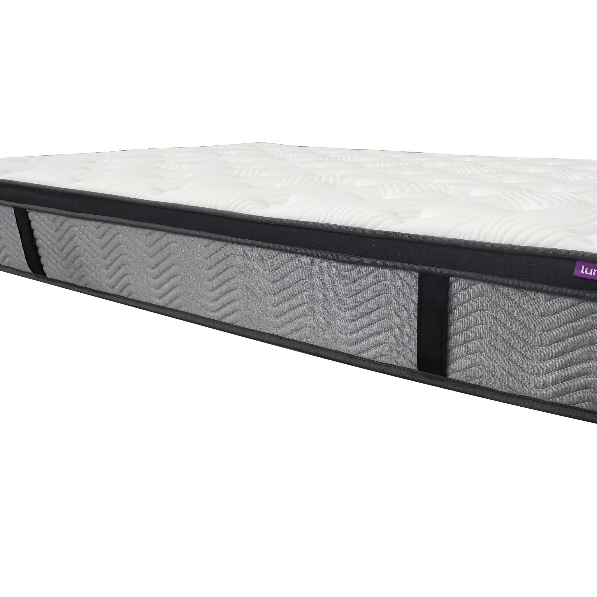 Lumo Breeze Hybrid Mattress - Medium, White