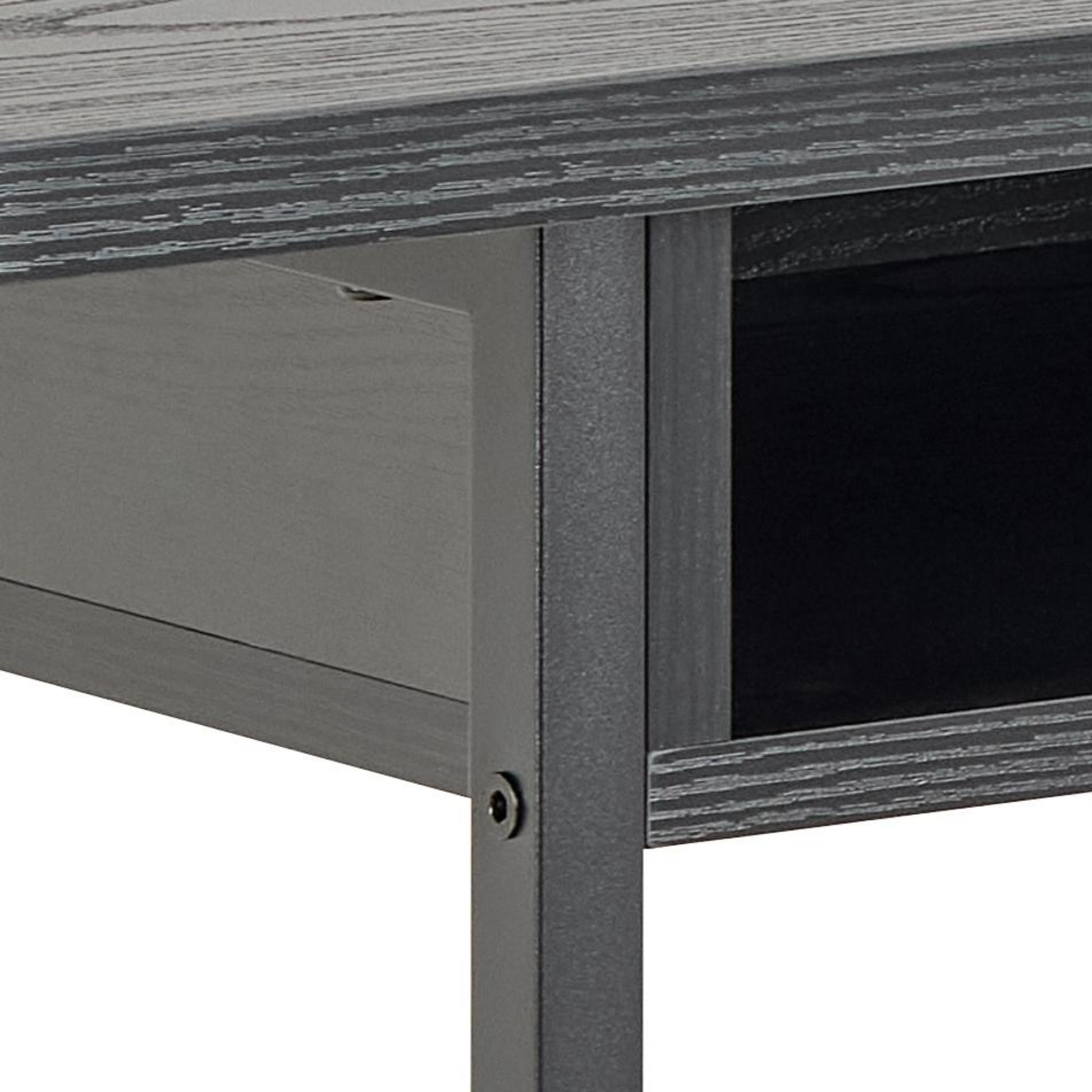 Hjem Design Darwen Console Table, Dark Wood