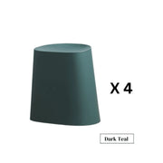 MODE Boulder Stool, Dark Teal, Set of 4