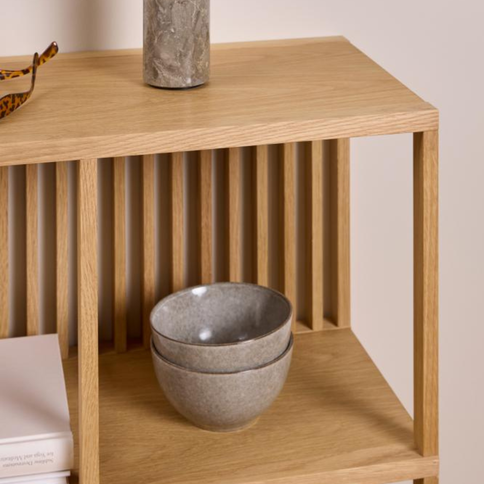 Hjem Design Weldon Wall-mounted Shelving Unit, 67x31x69cm