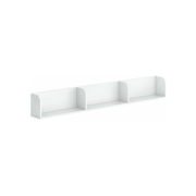 Boori Natty Kids Bookshelf for King Single Bunk/Loft, Barley White