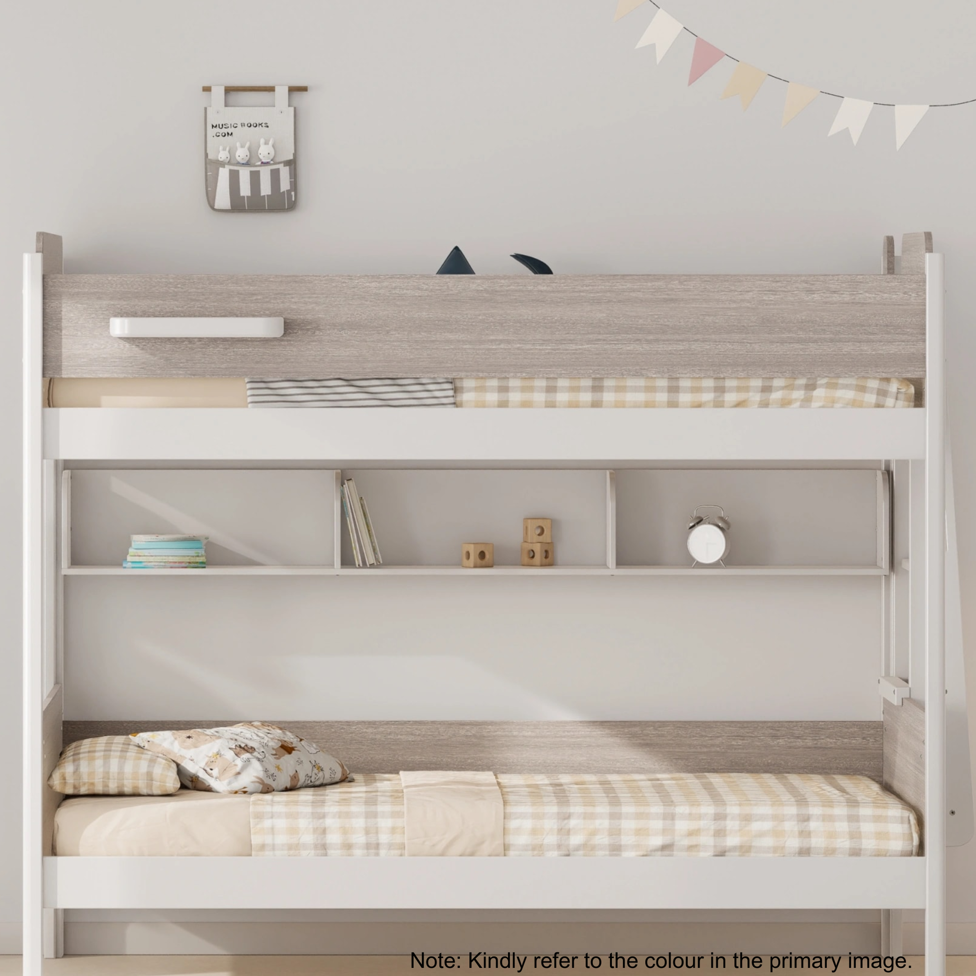 Boori Natty Bookshelf for King Single Bunk/Loft, Beech