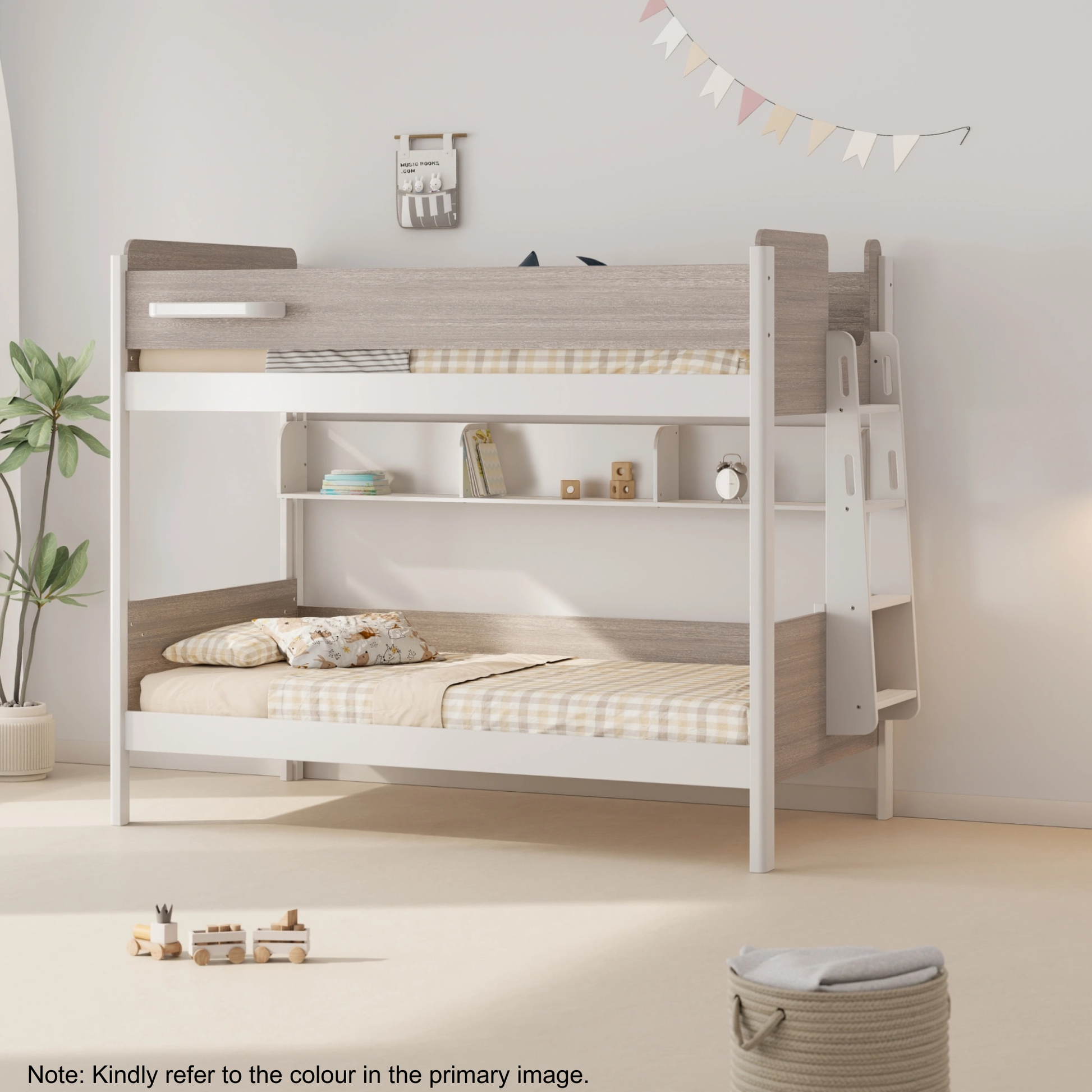 Boori Natty Bookshelf for King Single Bunk/Loft, Beech