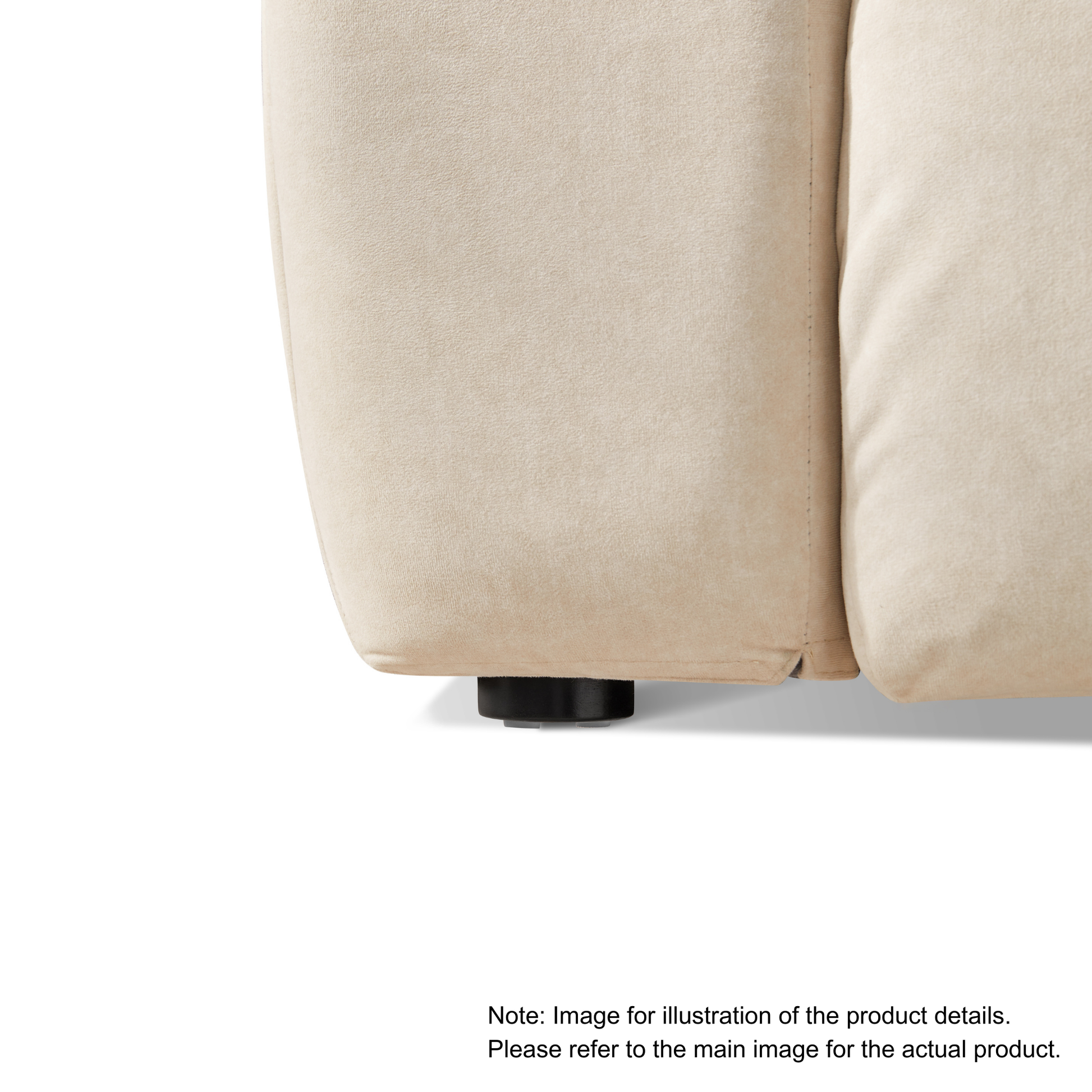 Linspire Serenity 4-Seater Sofa, Corduroy, Beige