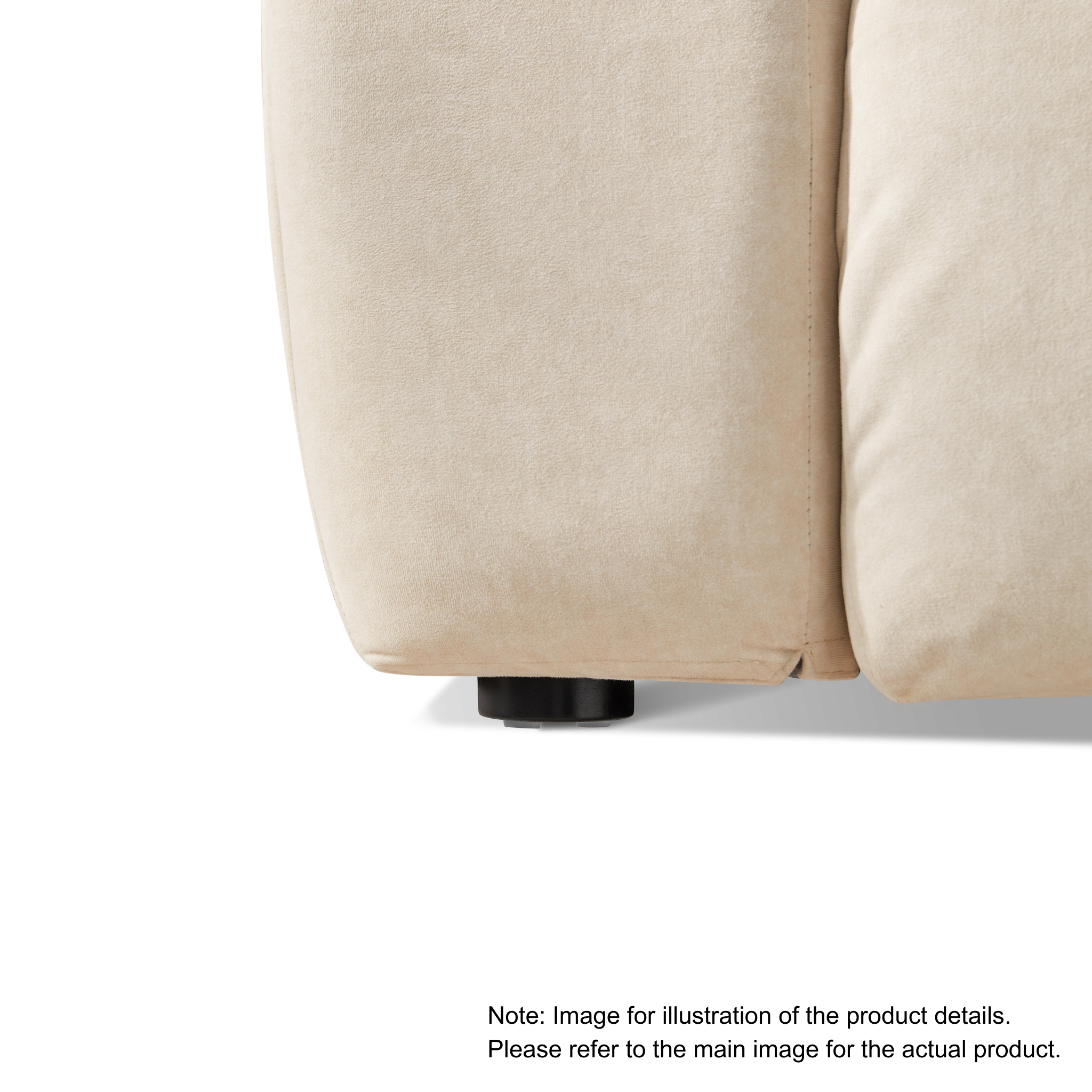 Linspire Serenity 4-Seater Sofa, Corduroy, Beige