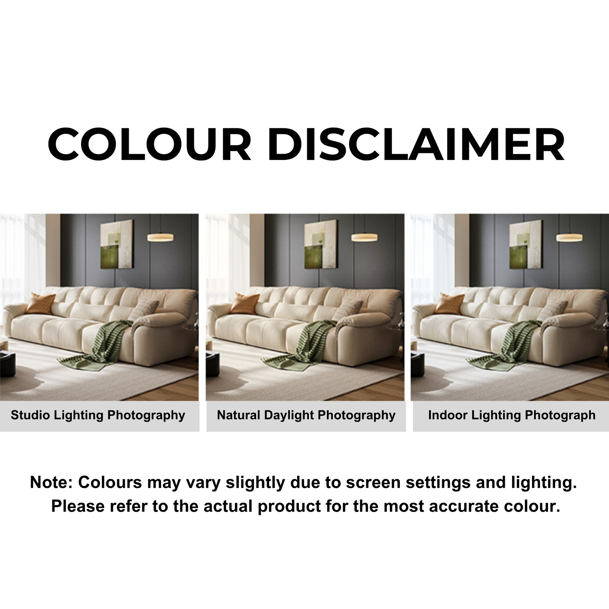Linspire Serenity 4-Seater Sofa, Pet-Friendly Fabric, Beige