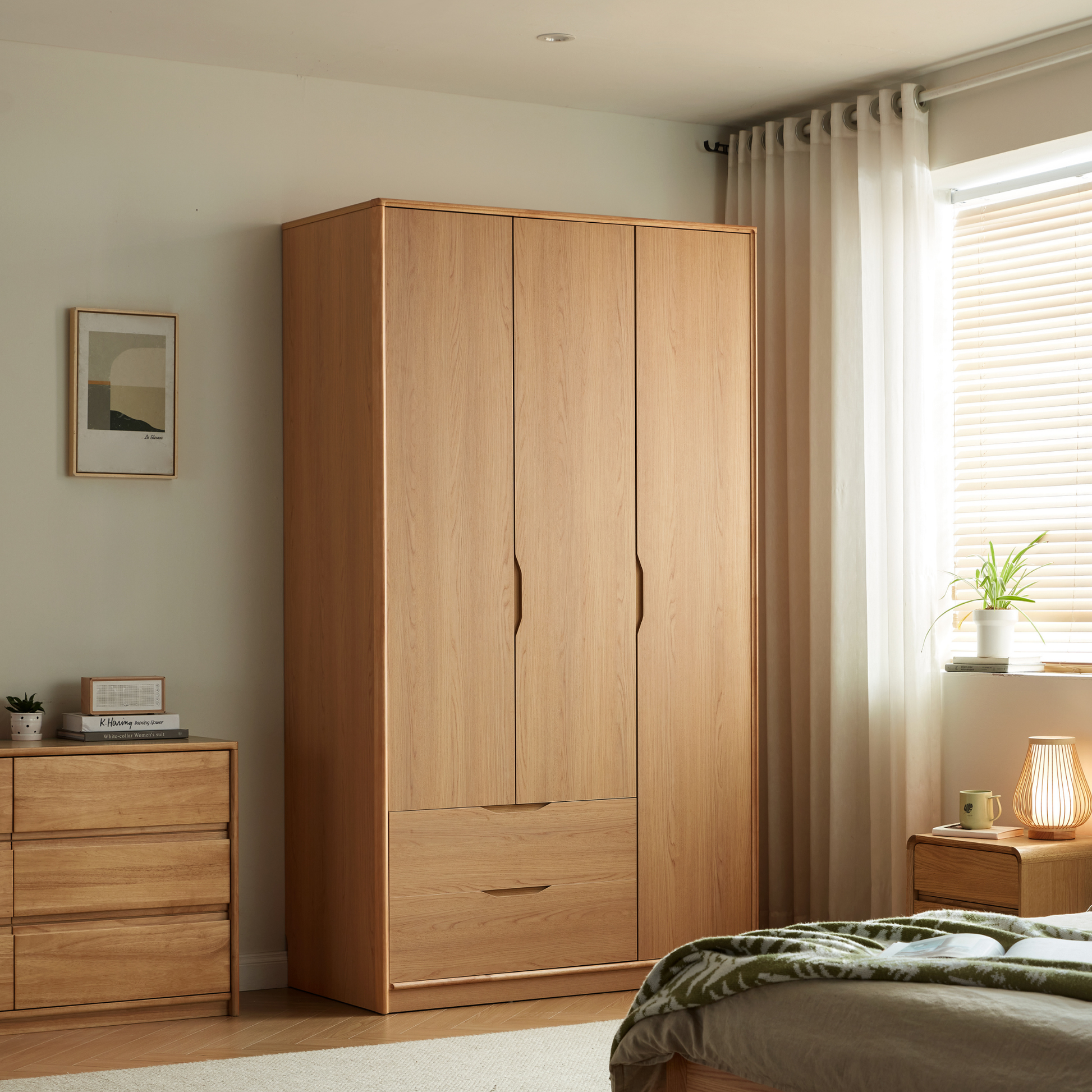 Linspire Aalto 3-Door Wardrobe with Drawers