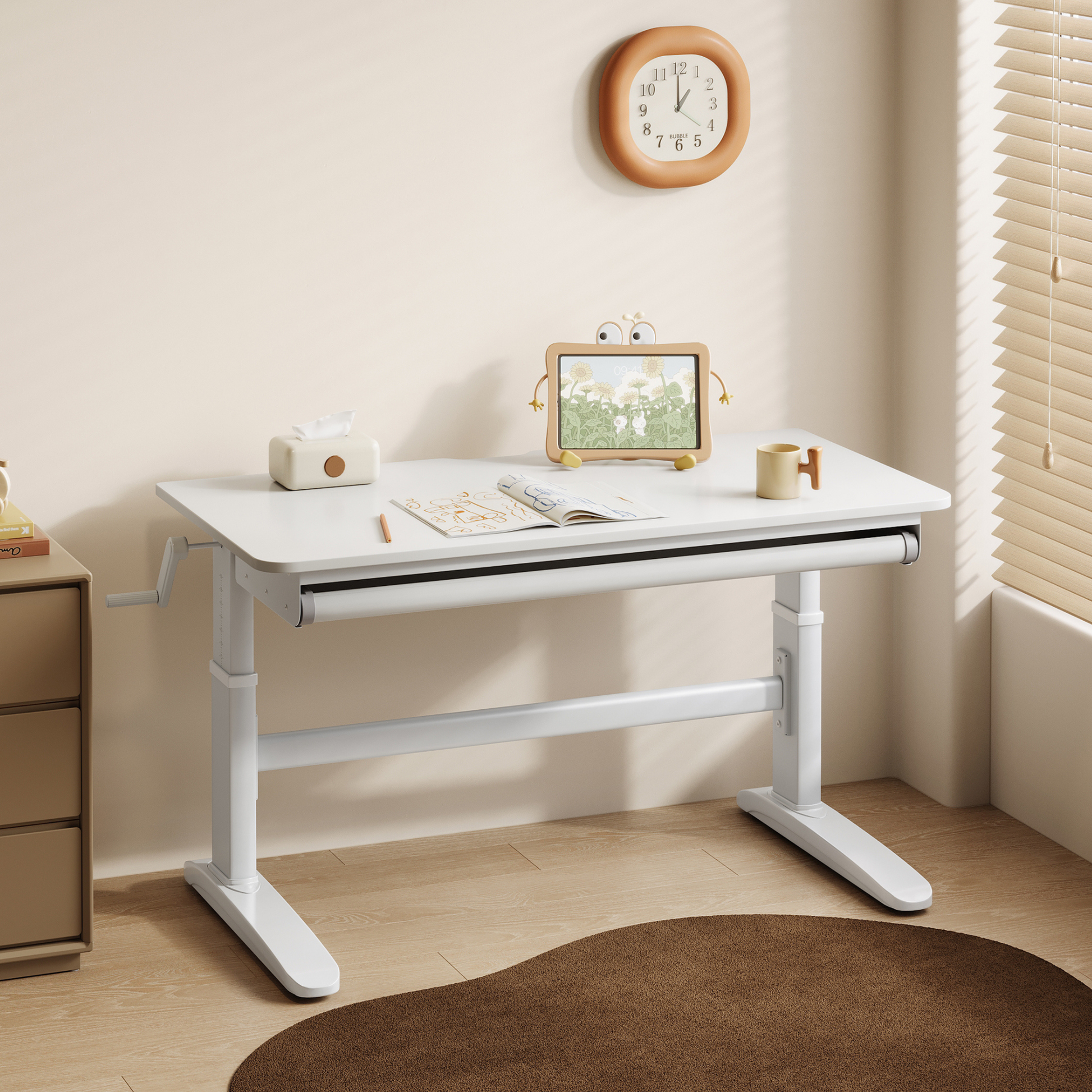 Linspire Flex Height Adjustable Study Desk, W120cm