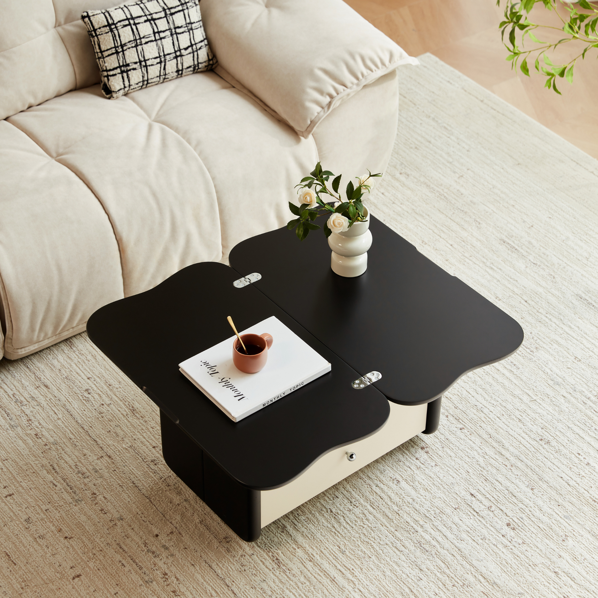 Linspire Walden Extendable Top Coffee Table with Castors