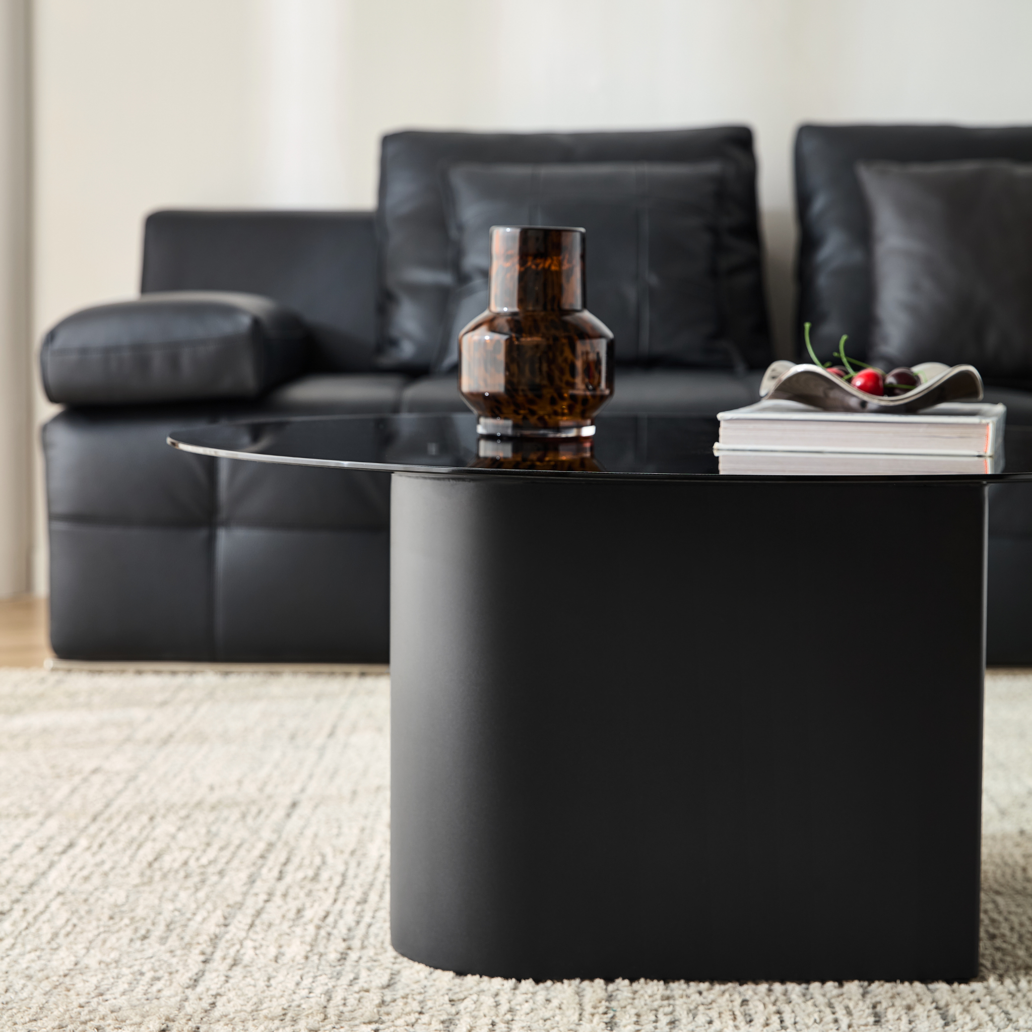 Linspire Vista Coffee Table with Glass Top