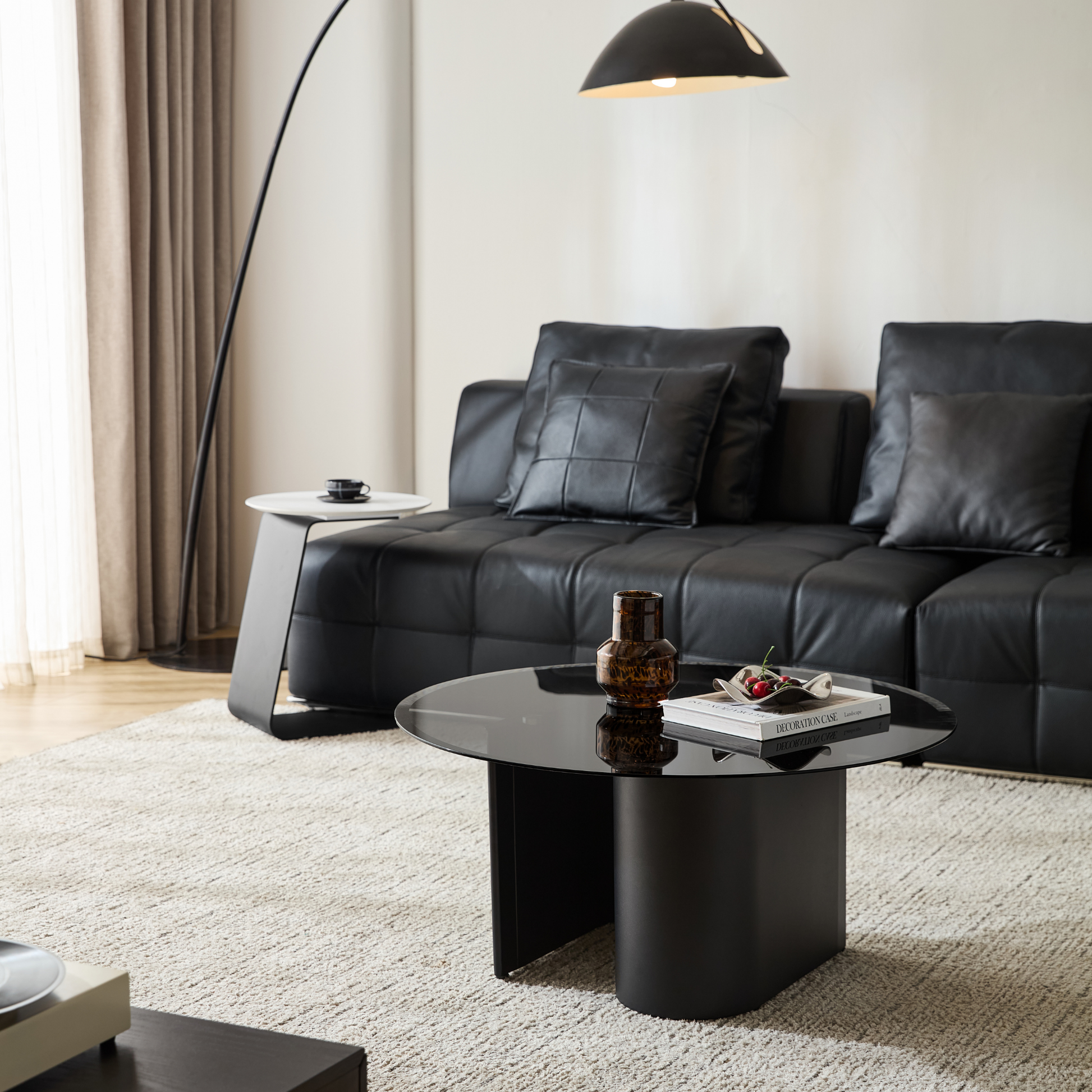 Linspire Vista Coffee Table with Glass Top