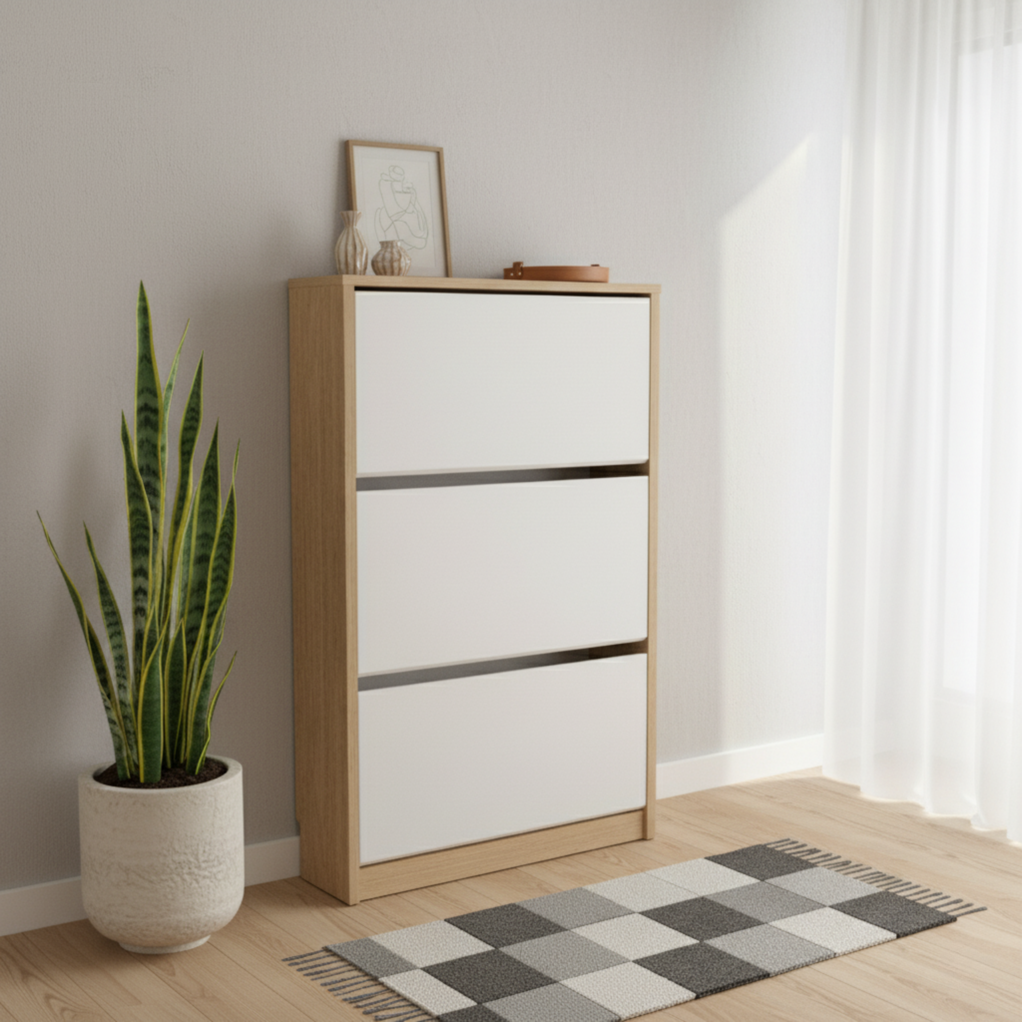 Loft Ensio Shoe Cabinet with 3 compartments