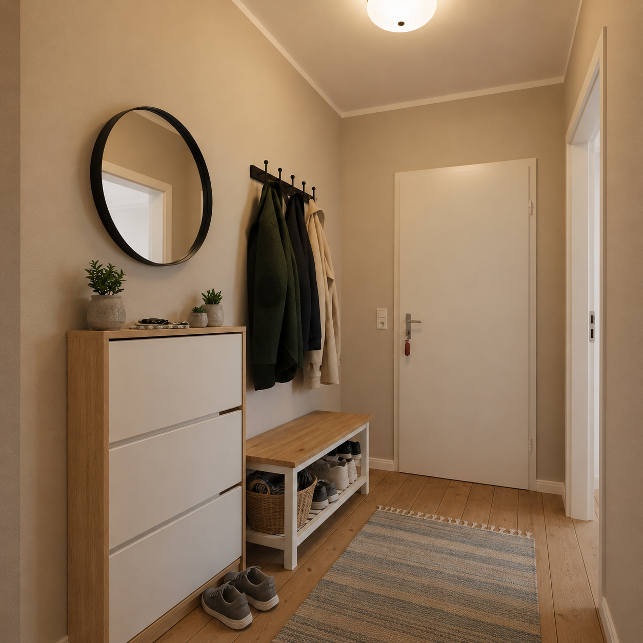 Loft Ensio Shoe Cabinet with 3 compartments
