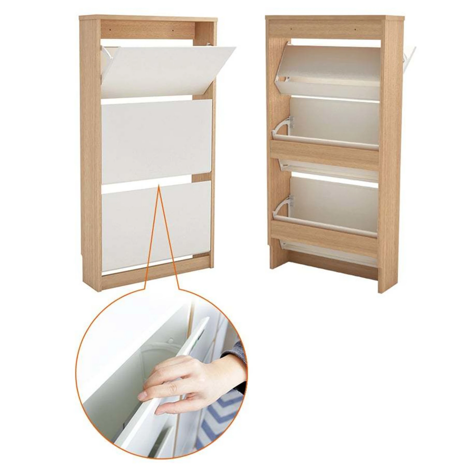 Loft Ensio Shoe Cabinet with 3 compartments