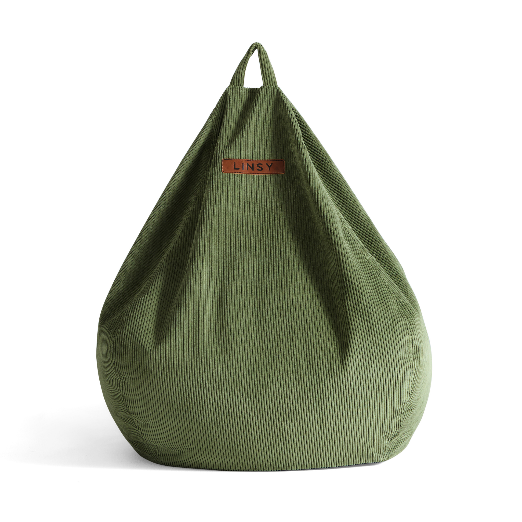 Linspire Nest Bean Bag, Corduroy, Green