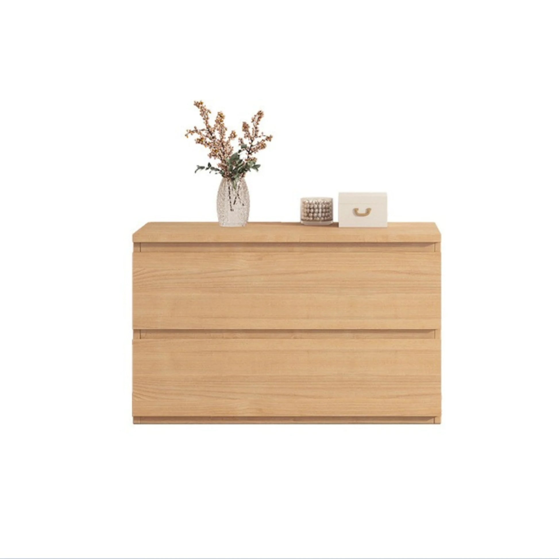 Loft Ensio Chest of 2 Drawers, Natural Wood
