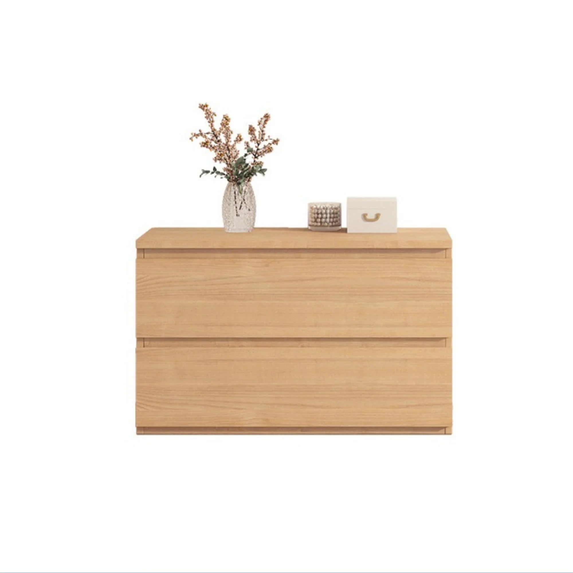 Loft Ensio Chest of 2 Drawers, Natural Wood