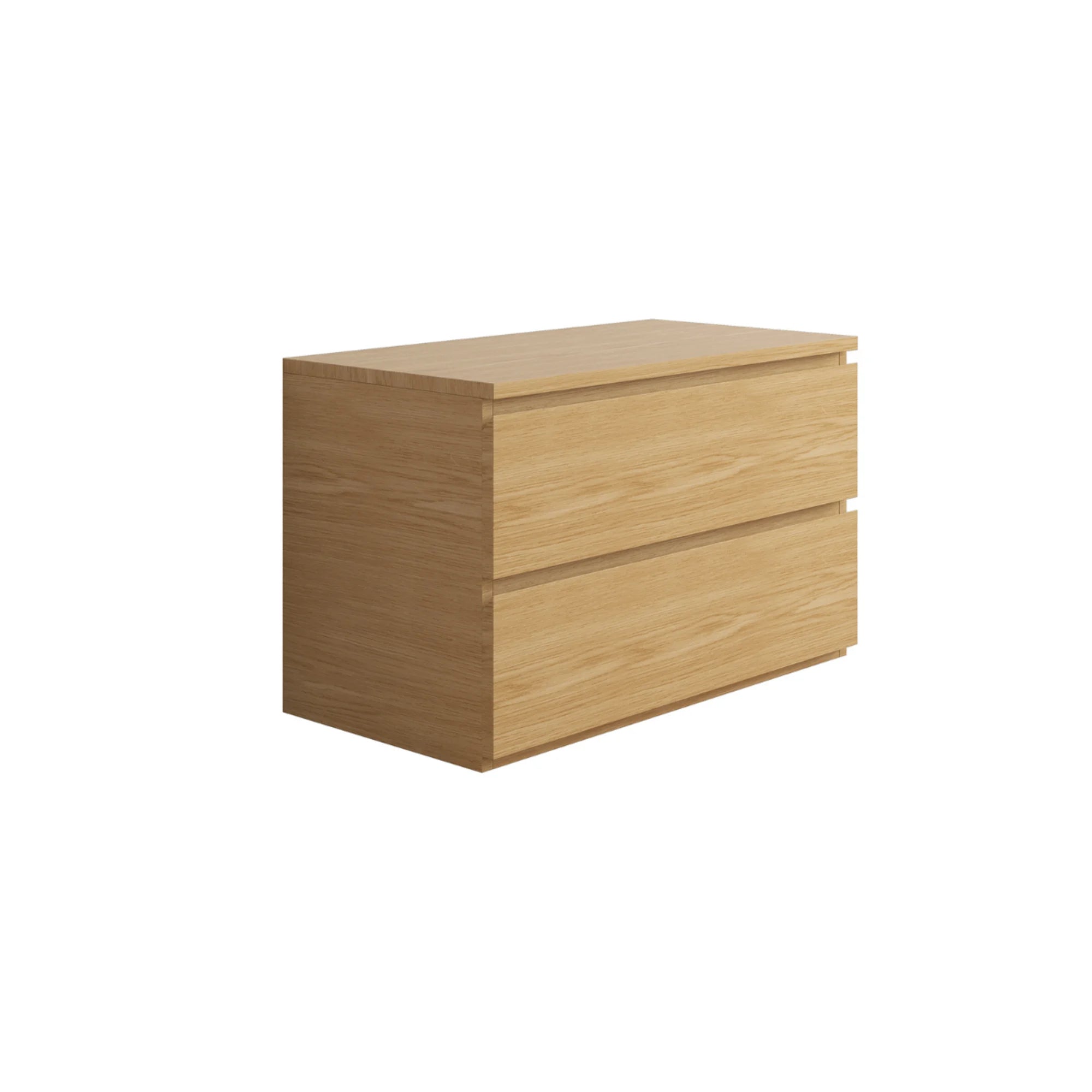 Loft Ensio Chest of 2 Drawers, Natural Wood
