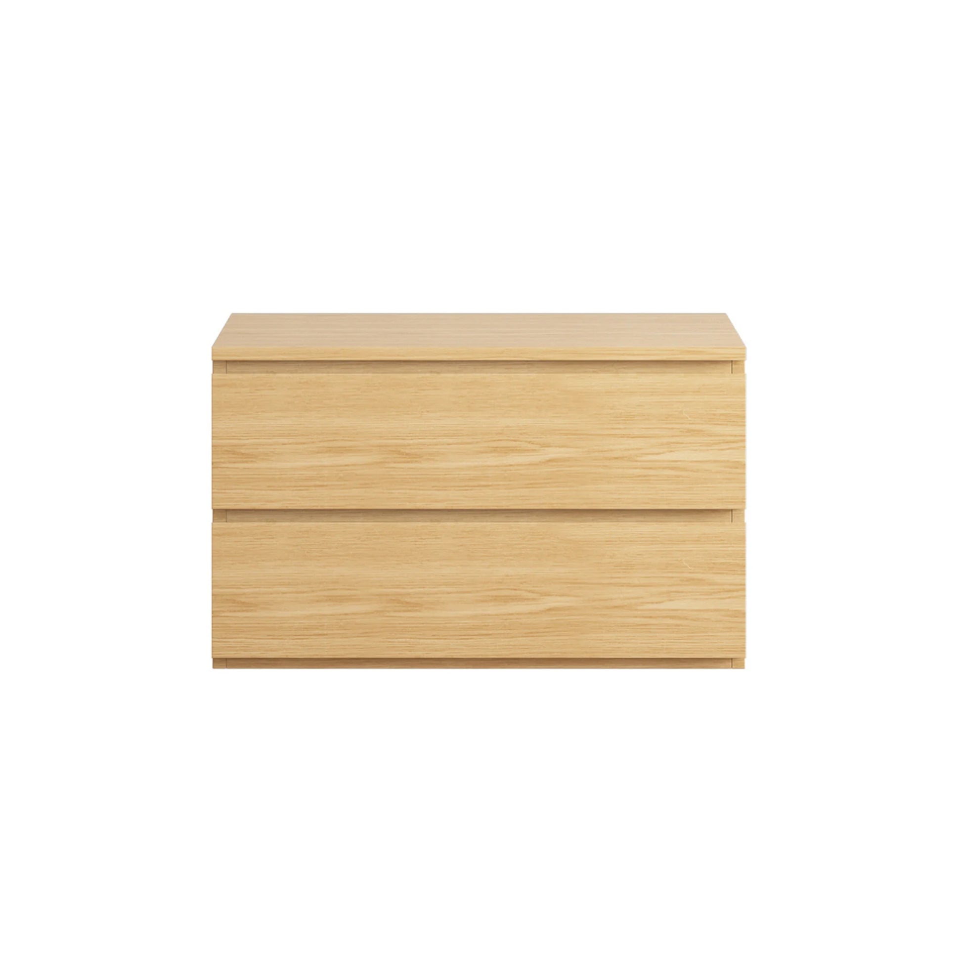 Loft Ensio Chest of 2 Drawers, Natural Wood