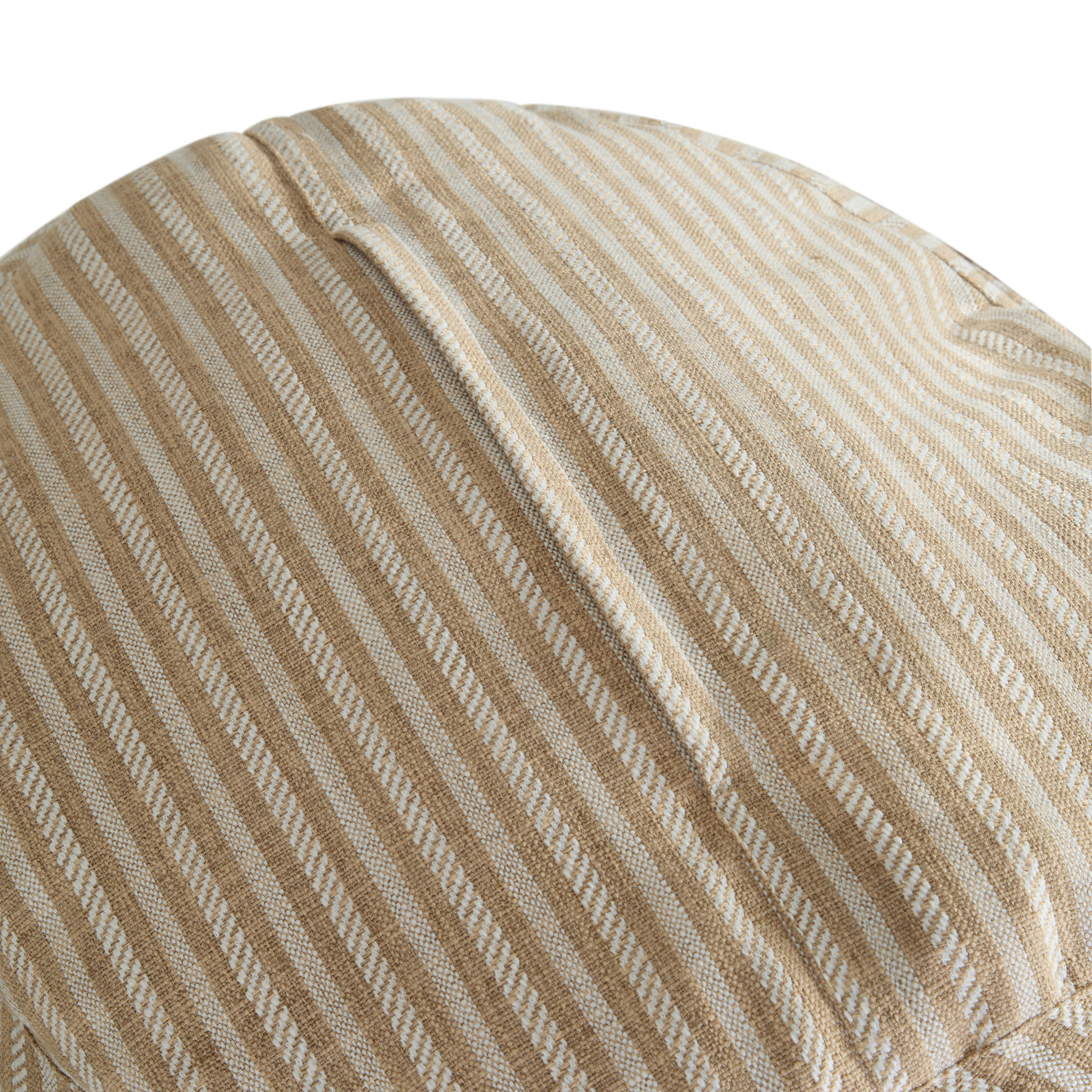 Linspire Nest Bean Bag with Ottoman Set, Fabric, White & Yellow