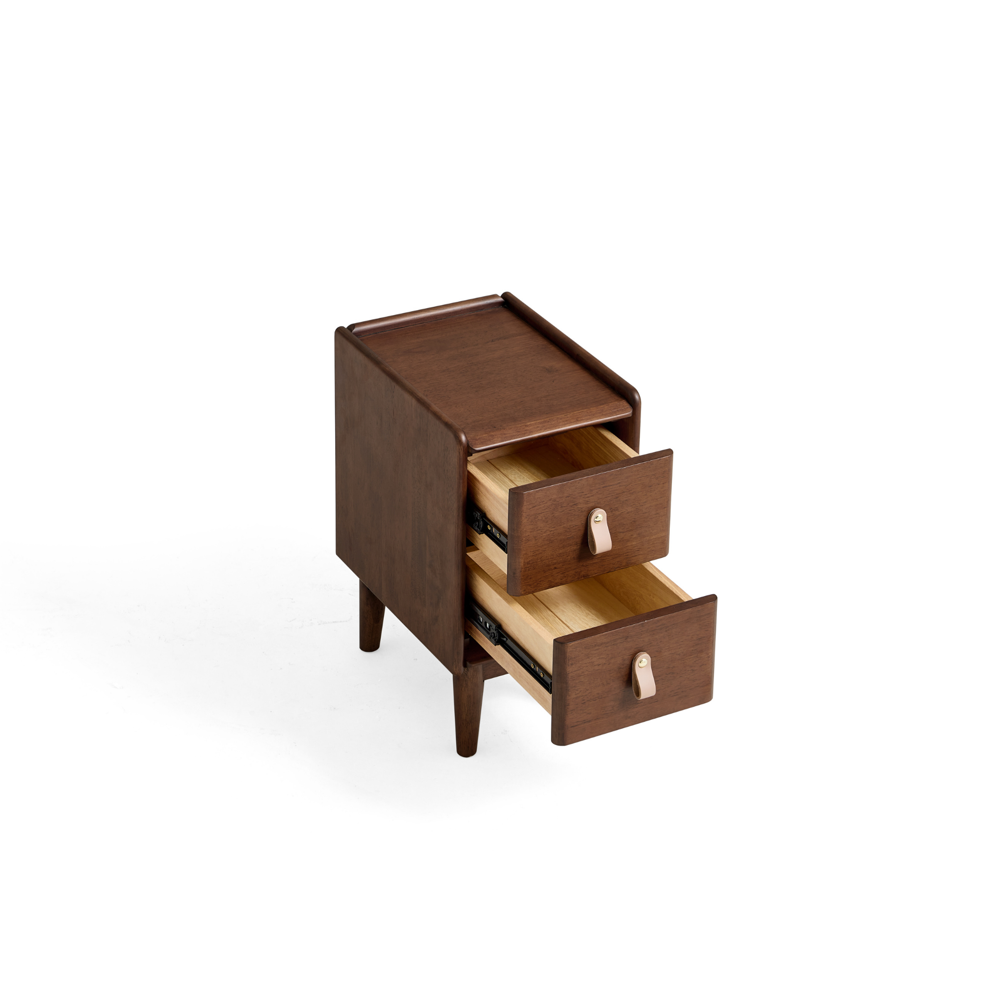 Linspire Ursula Slim Narrow Solid Wood Narrow Bedside Table