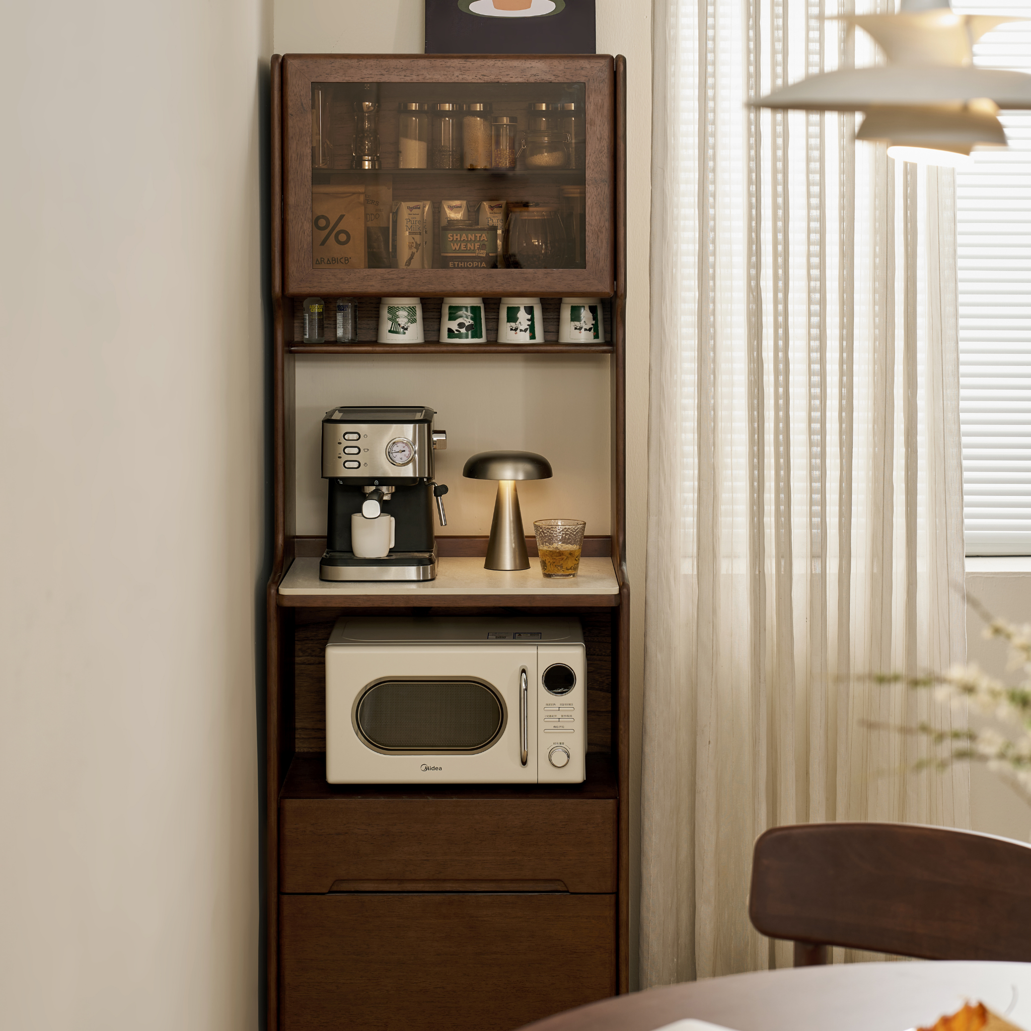 Linspire Ursula Slim Narrow Solid Wood Sideboard