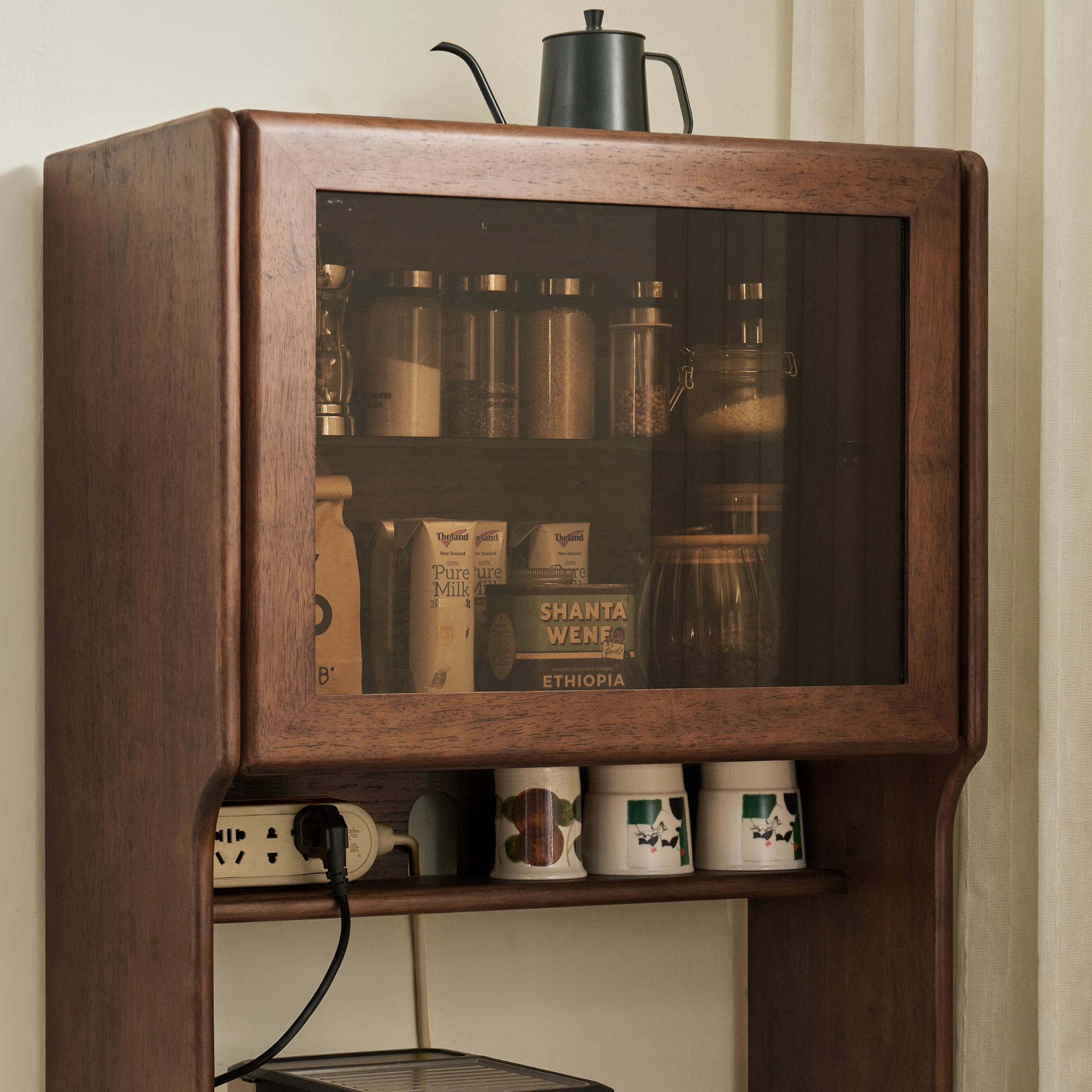 Linspire Ursula Slim Narrow Solid Wood Sideboard