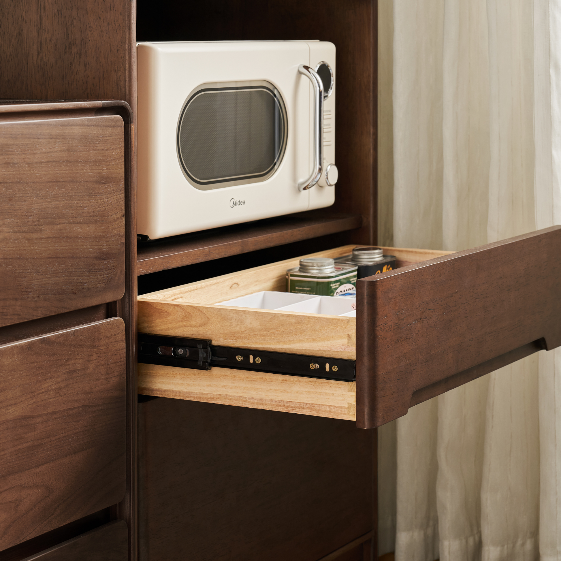 Linspire Ursula Slim Narrow Solid Wood Sideboard