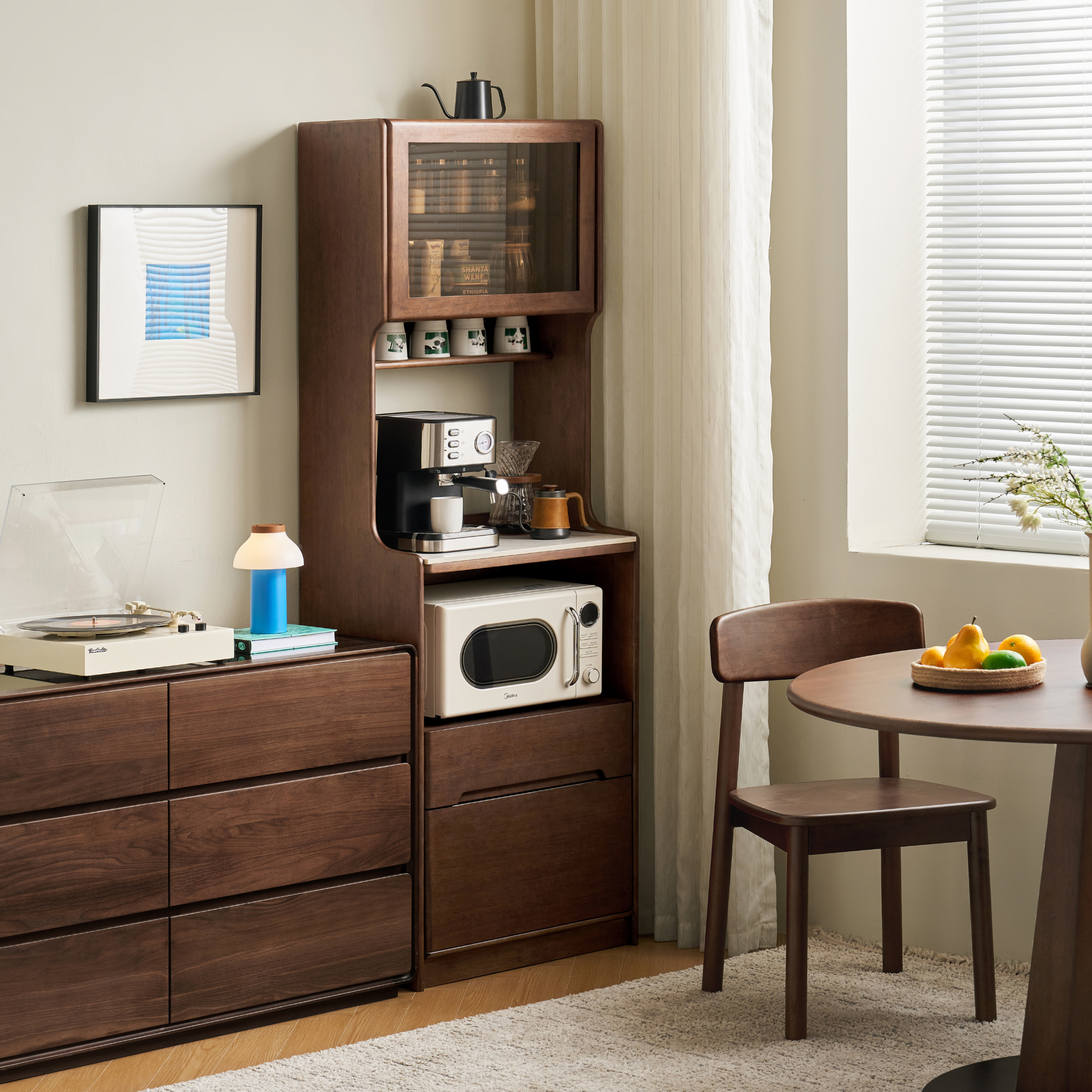 Linspire Ursula Slim Narrow Solid Wood Sideboard