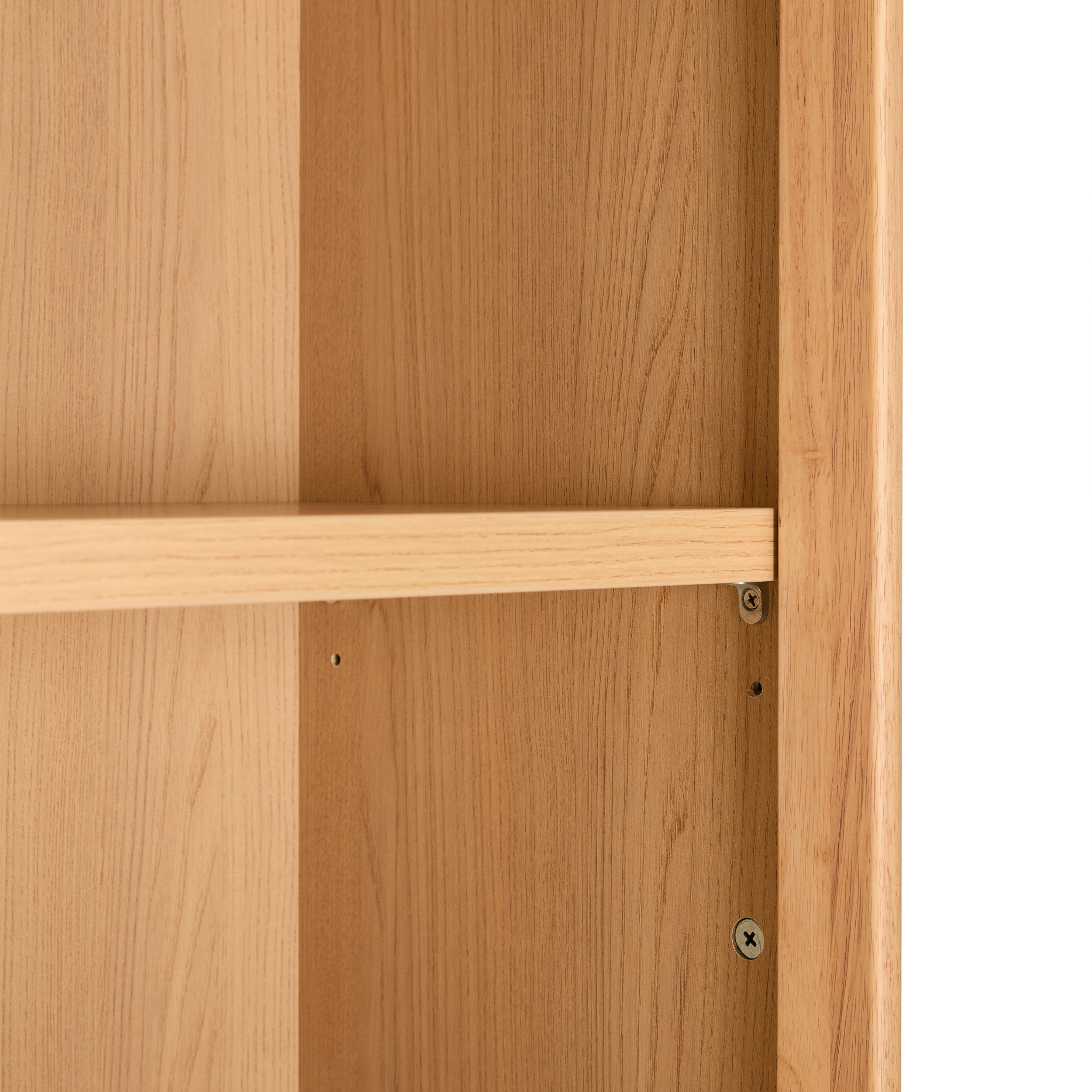 Linspire Aalto Bookcase with Drawers, Natural Wood