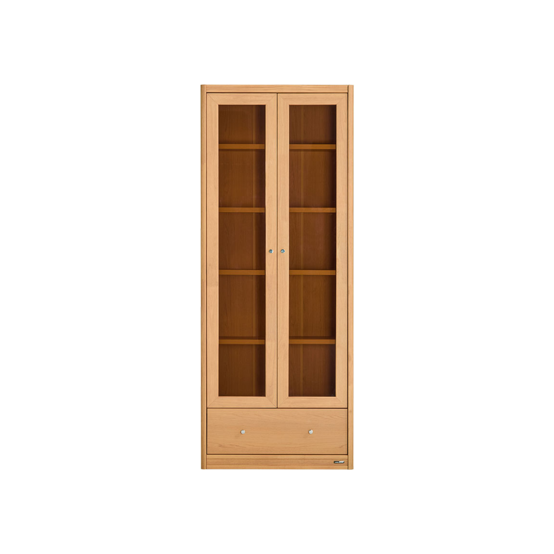 Linspire Aalto Display Cabinet, Natural Wood